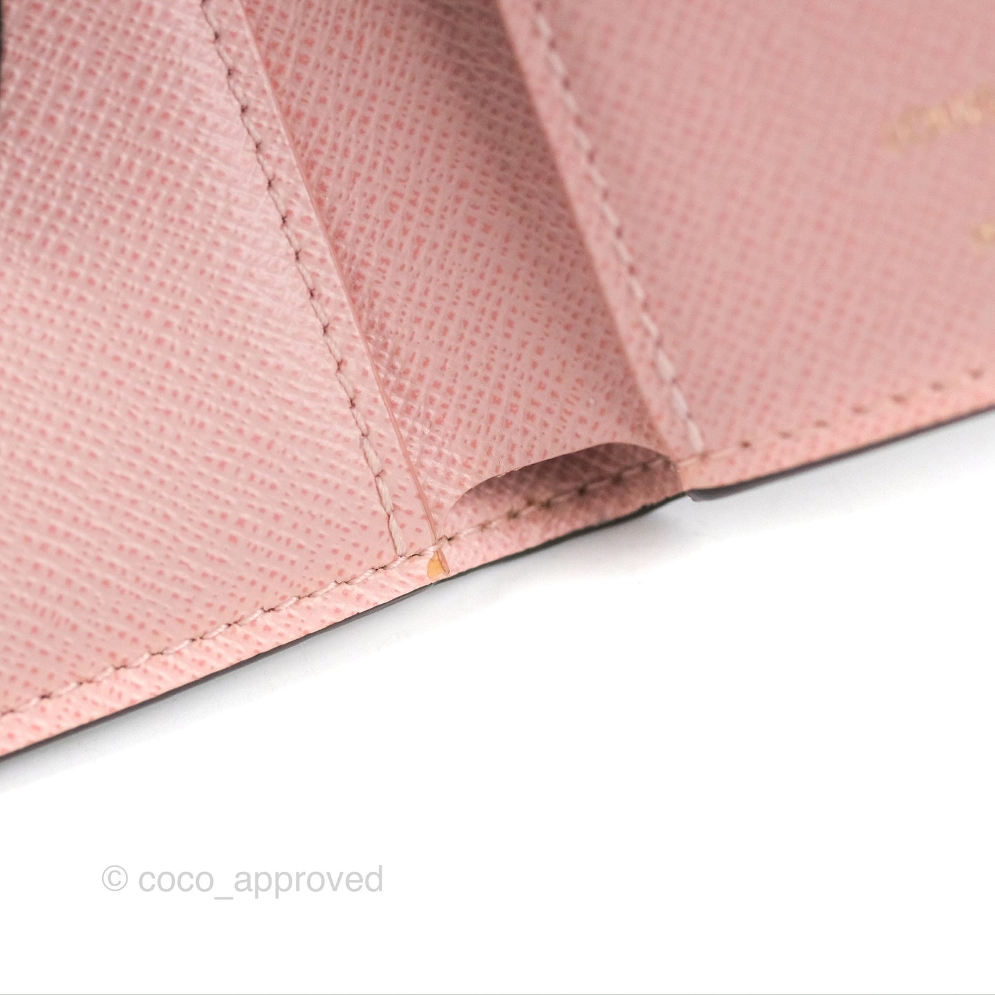 Louis Vuitton Victorine Wallet Monogram Canvas Rose Ballerine