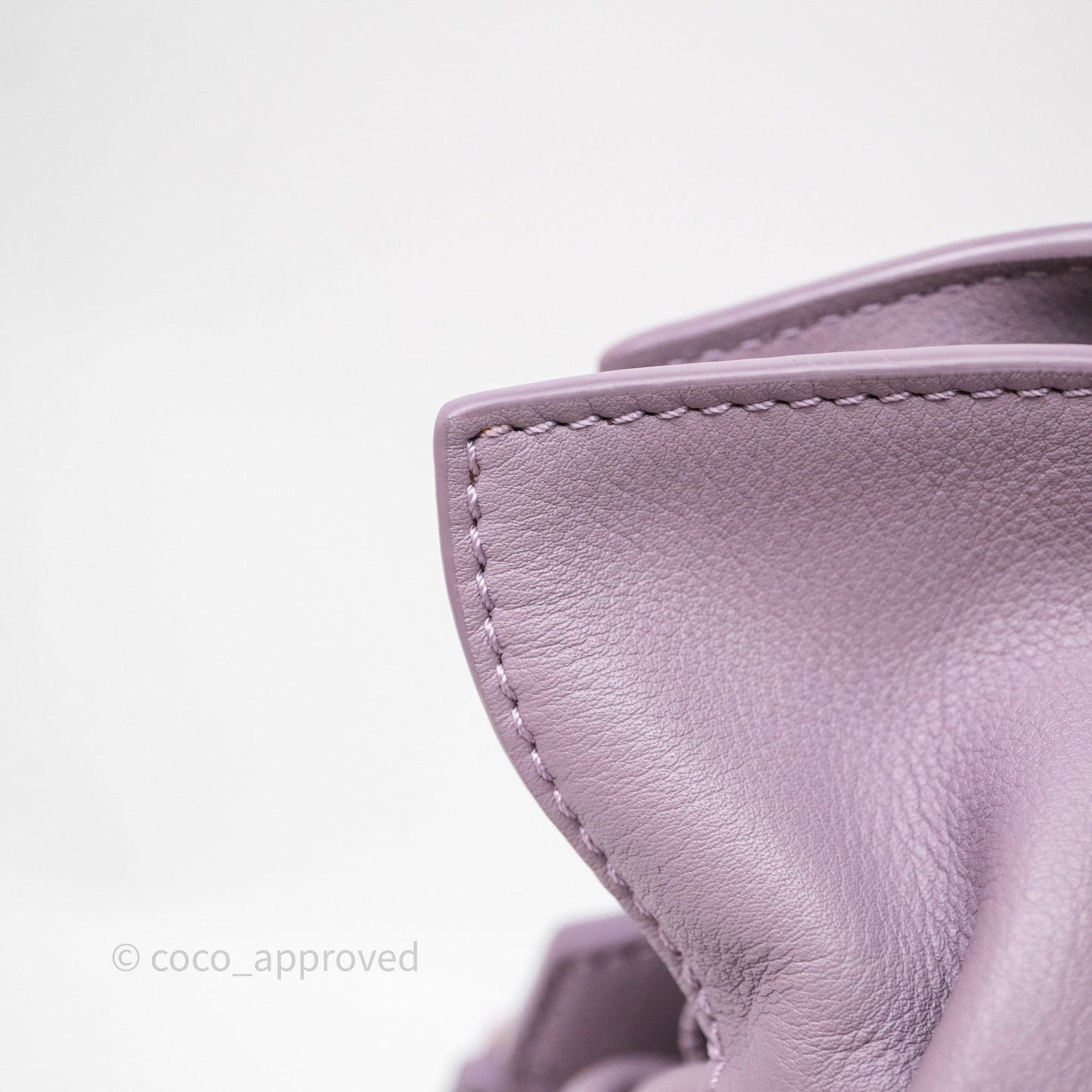 Loewe Medium Flamenco Clutch Bag Purple Calfskin