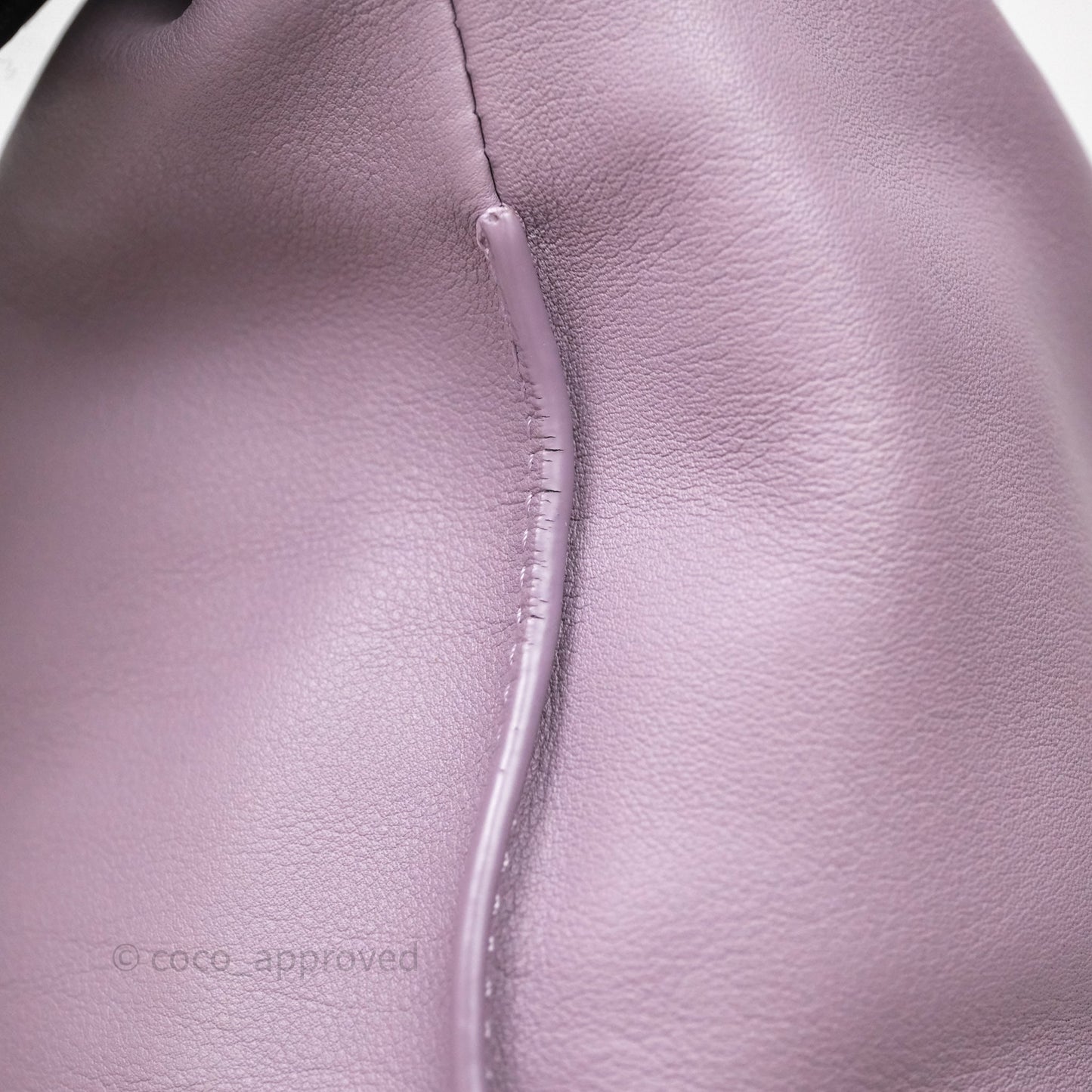 Loewe Medium Flamenco Clutch Bag Purple Calfskin
