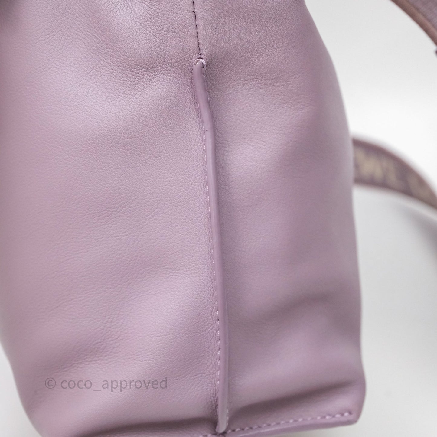 Loewe Medium Flamenco Clutch Bag Purple Calfskin