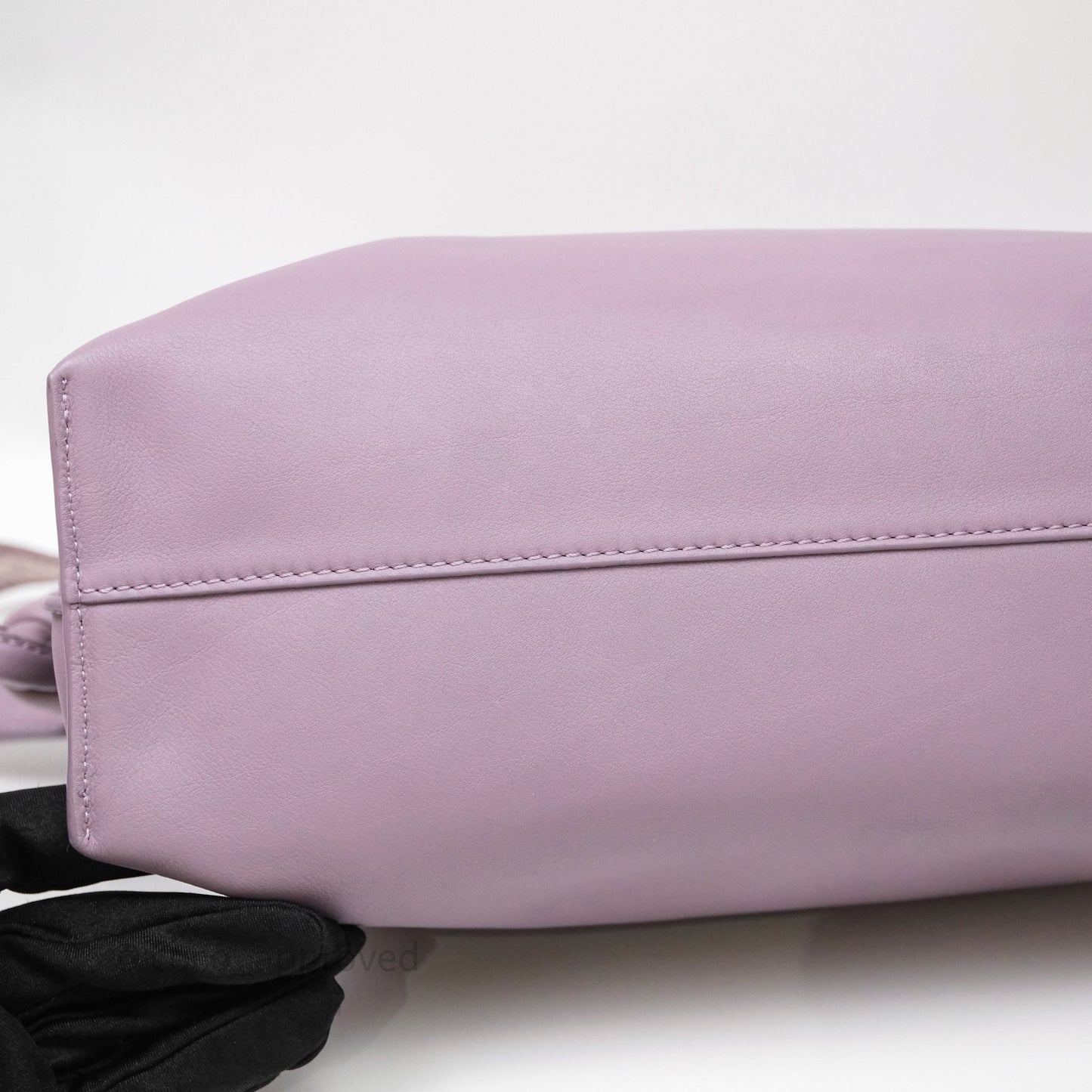 Loewe Medium Flamenco Clutch Bag Purple Calfskin