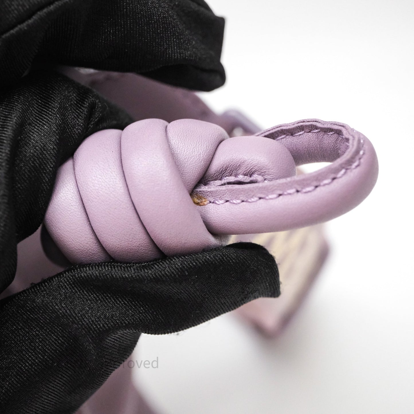 Loewe Medium Flamenco Clutch Bag Purple Calfskin