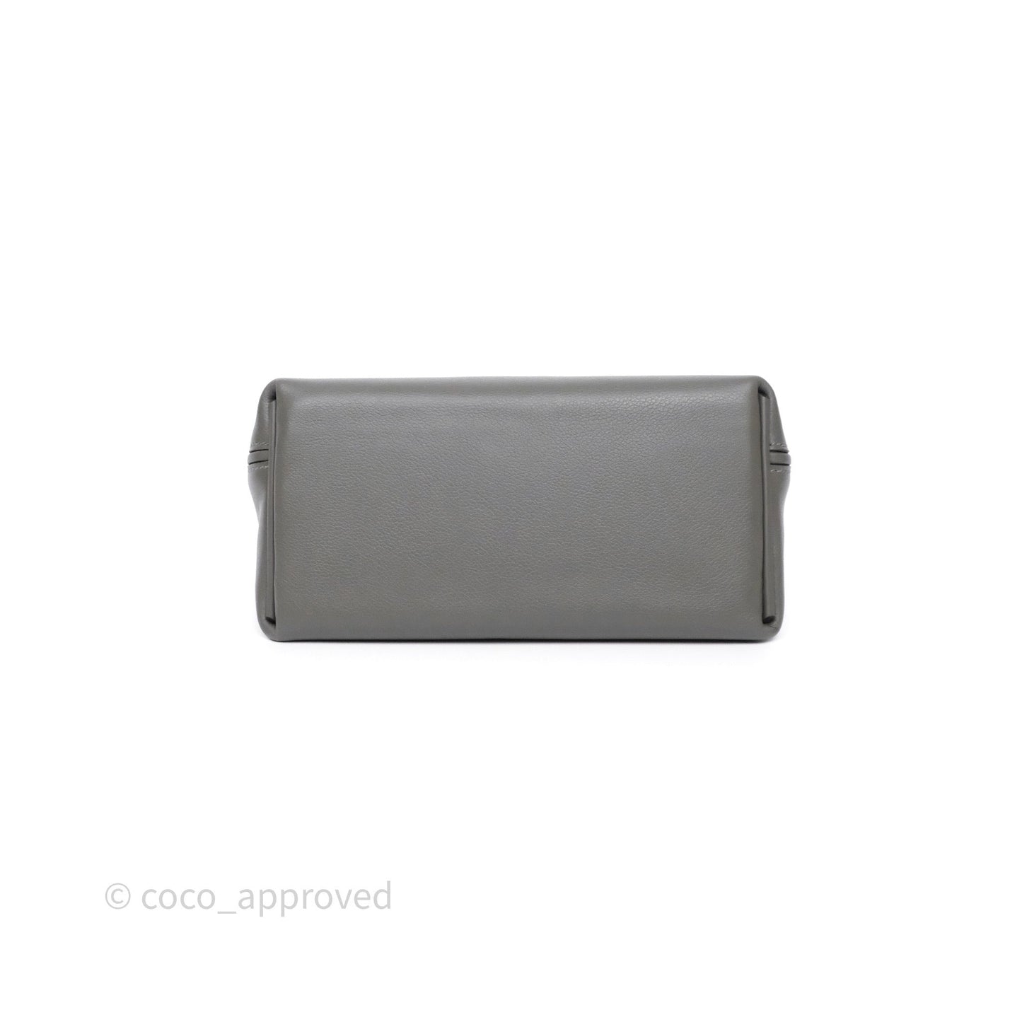 Hermès 24/24 21 Mini Gris Meyer 0L Evercolor Palladium Hardware