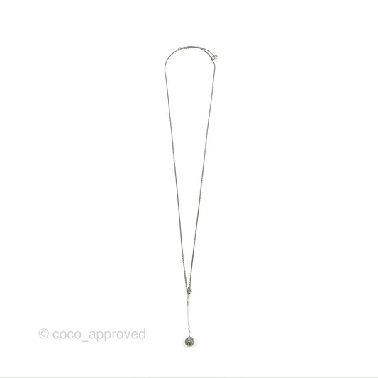 Dior Crystal Star Sphere Pendant Long Necklace