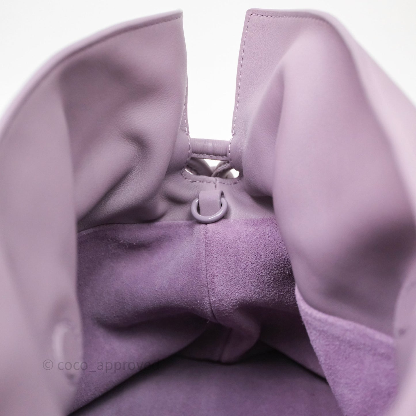 Loewe Medium Flamenco Clutch Bag Purple Calfskin