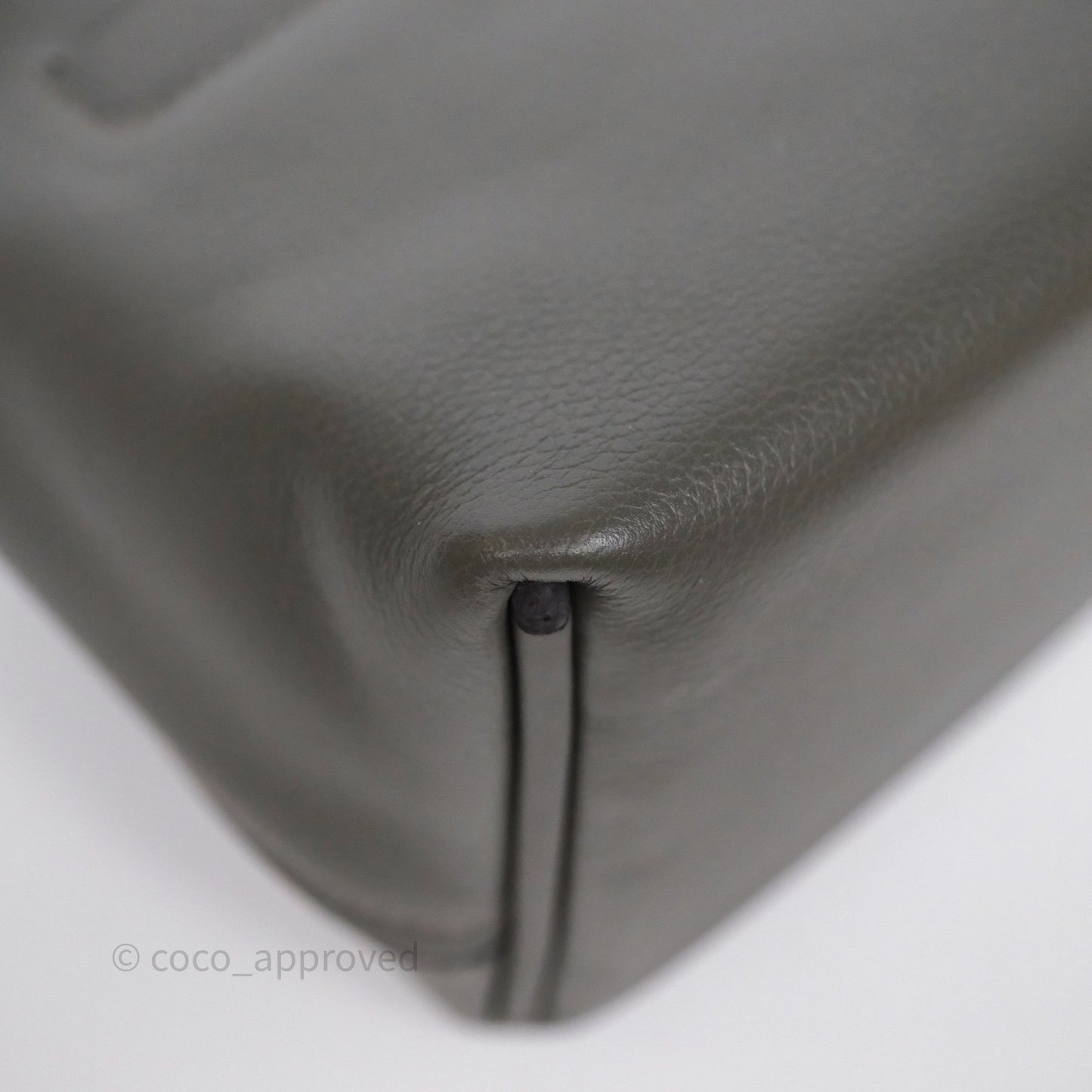 Hermès 24/24 21 Mini Gris Meyer 0L Evercolor Palladium Hardware