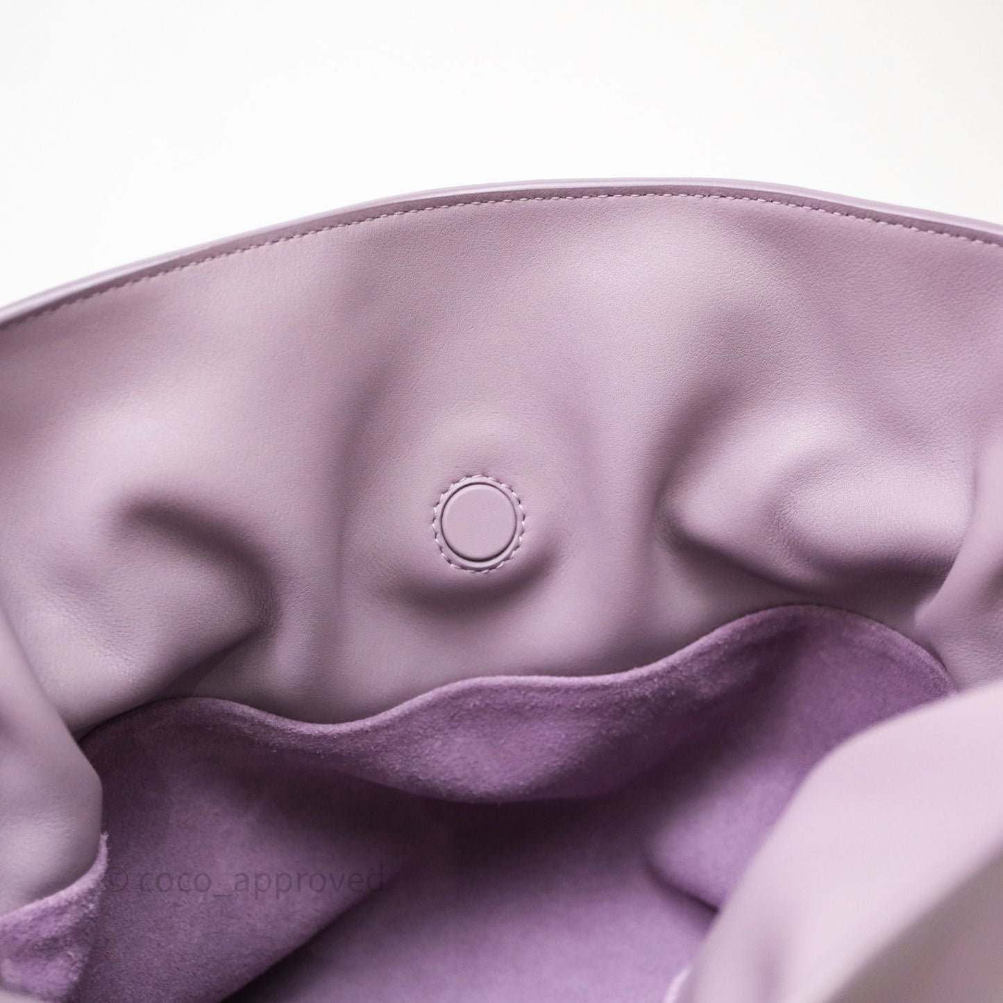 Loewe Medium Flamenco Clutch Bag Purple Calfskin