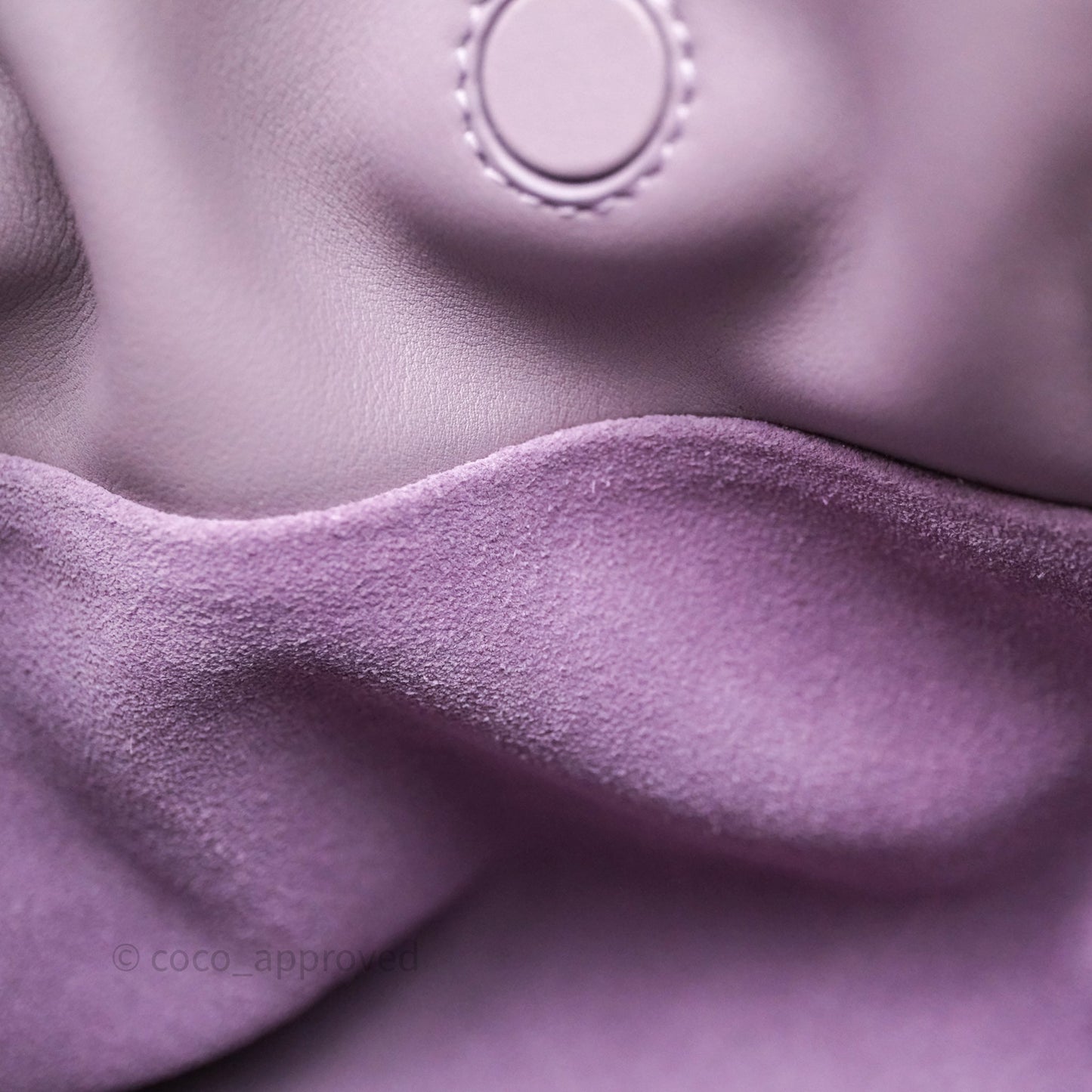 Loewe Medium Flamenco Clutch Bag Purple Calfskin