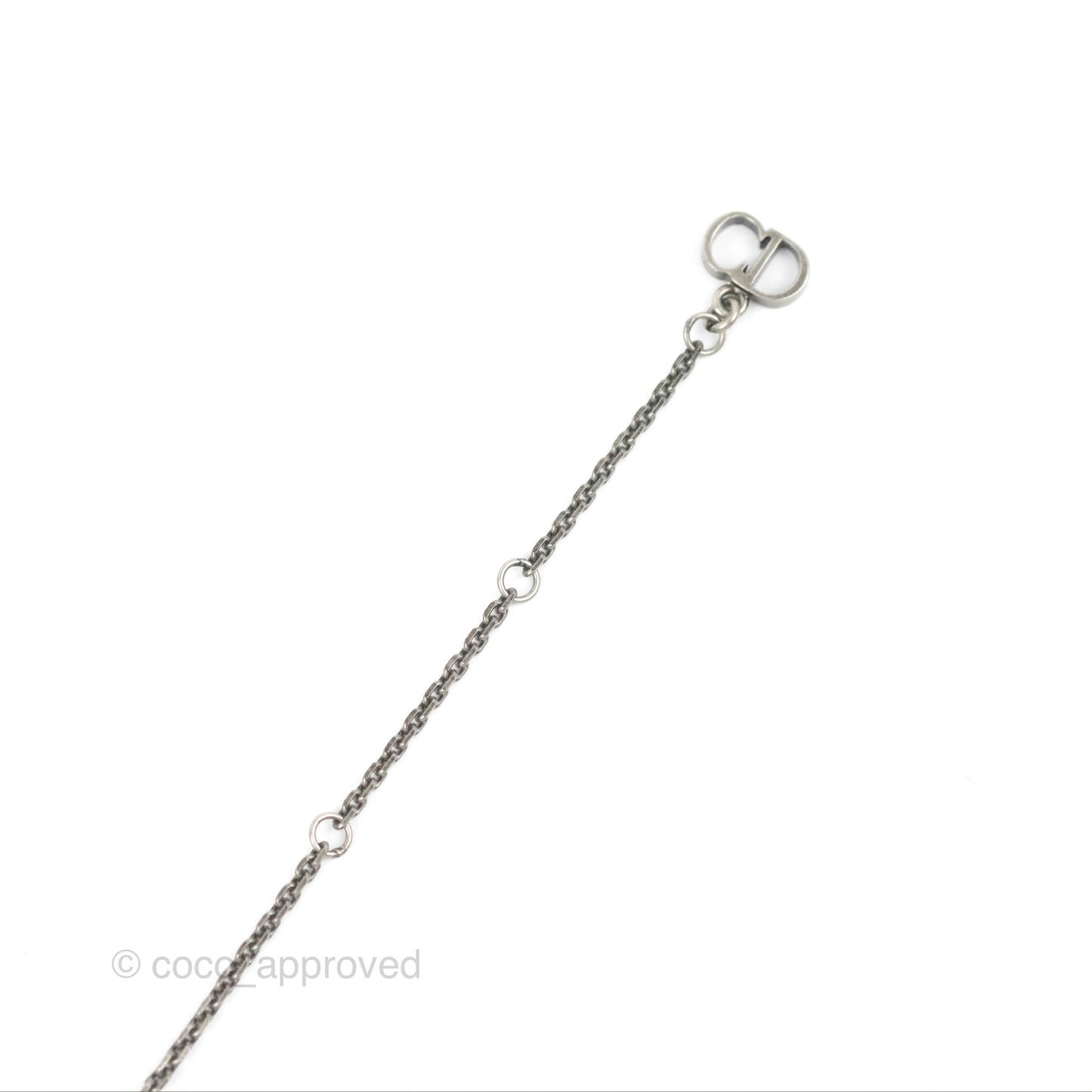Dior Crystal Star Sphere Pendant Long Necklace