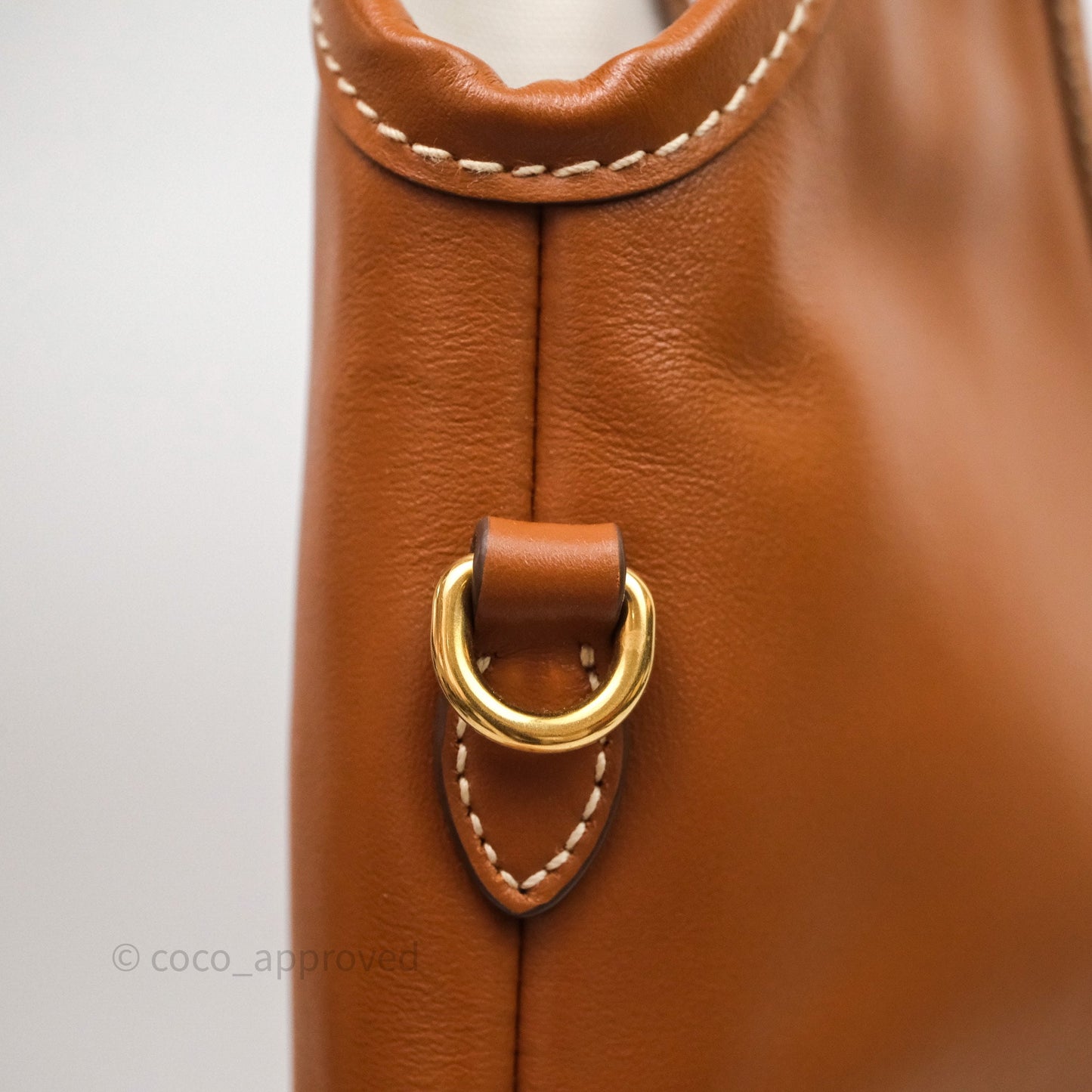 Miu Miu Ivy Leather Bag Brown