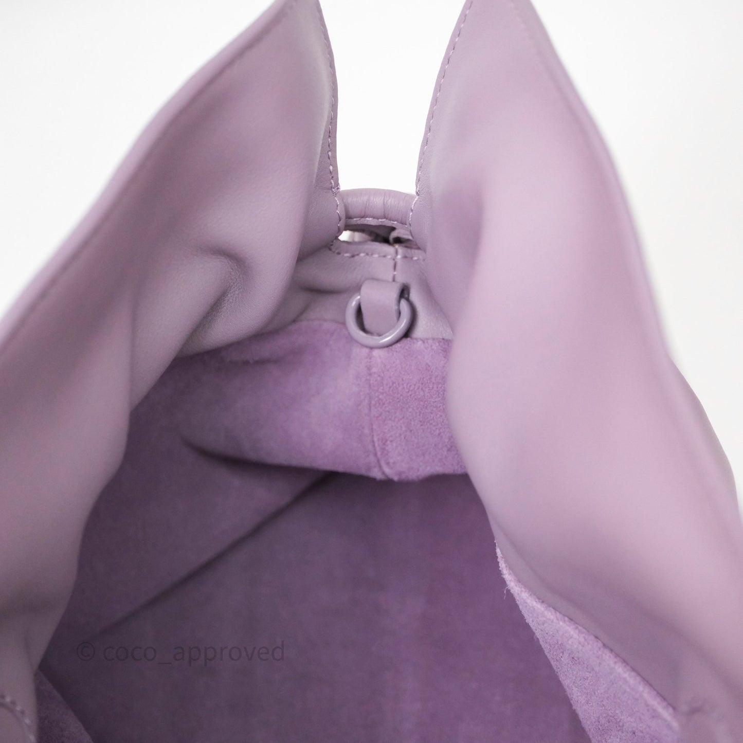 Loewe Medium Flamenco Clutch Bag Purple Calfskin