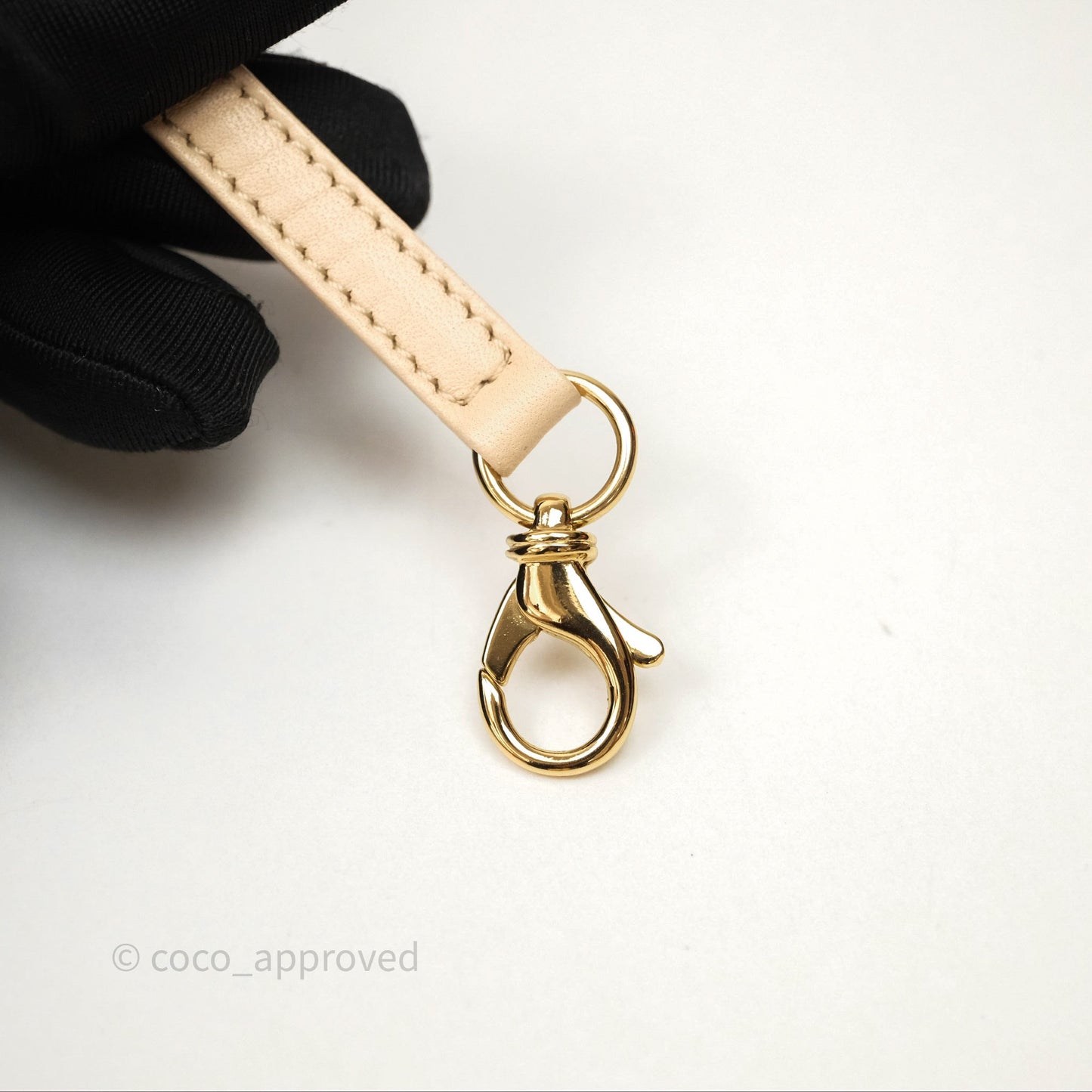 Chanel Vertical GST Beige Caviar Gold Hardware