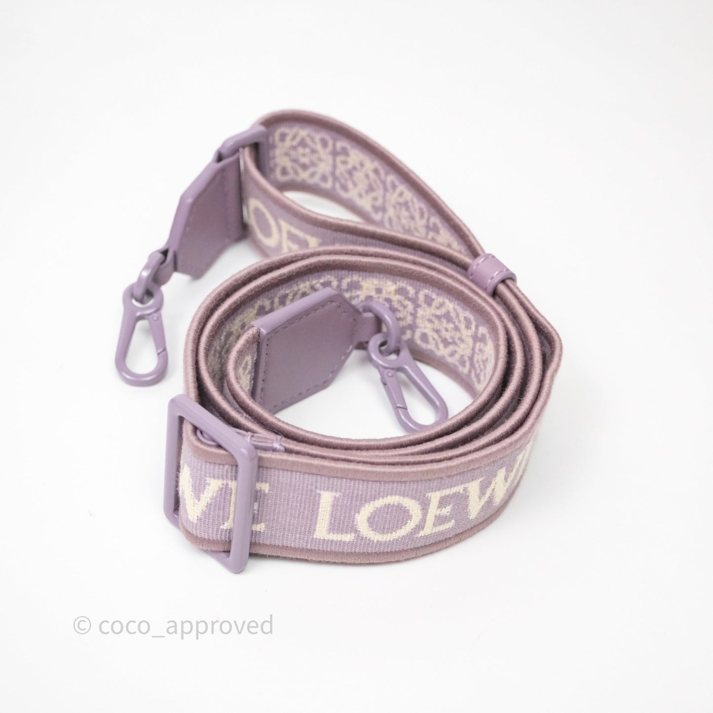 Loewe Medium Flamenco Clutch Bag Purple Calfskin