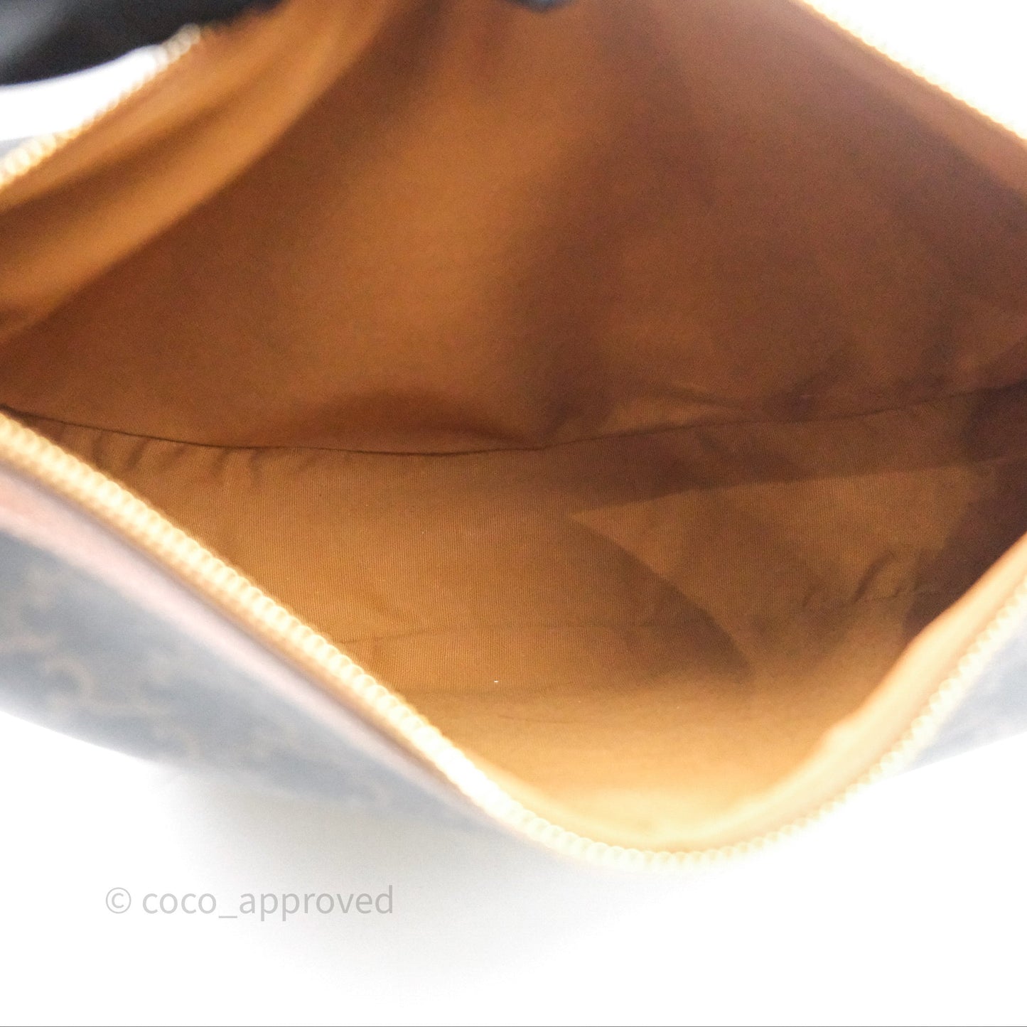 Celine Medium Heloise Bag In Triomphe Canvas Calfskin Tan