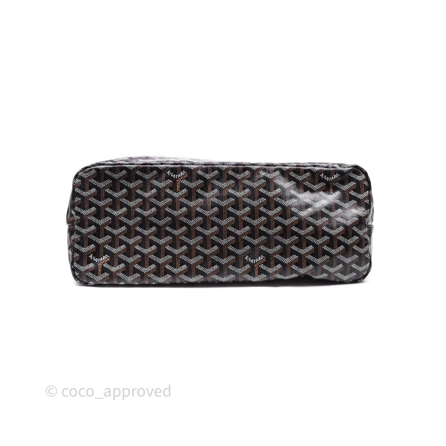 Goyard Bohème Hobo Bag PM Black/Tan Goyardine Canvas