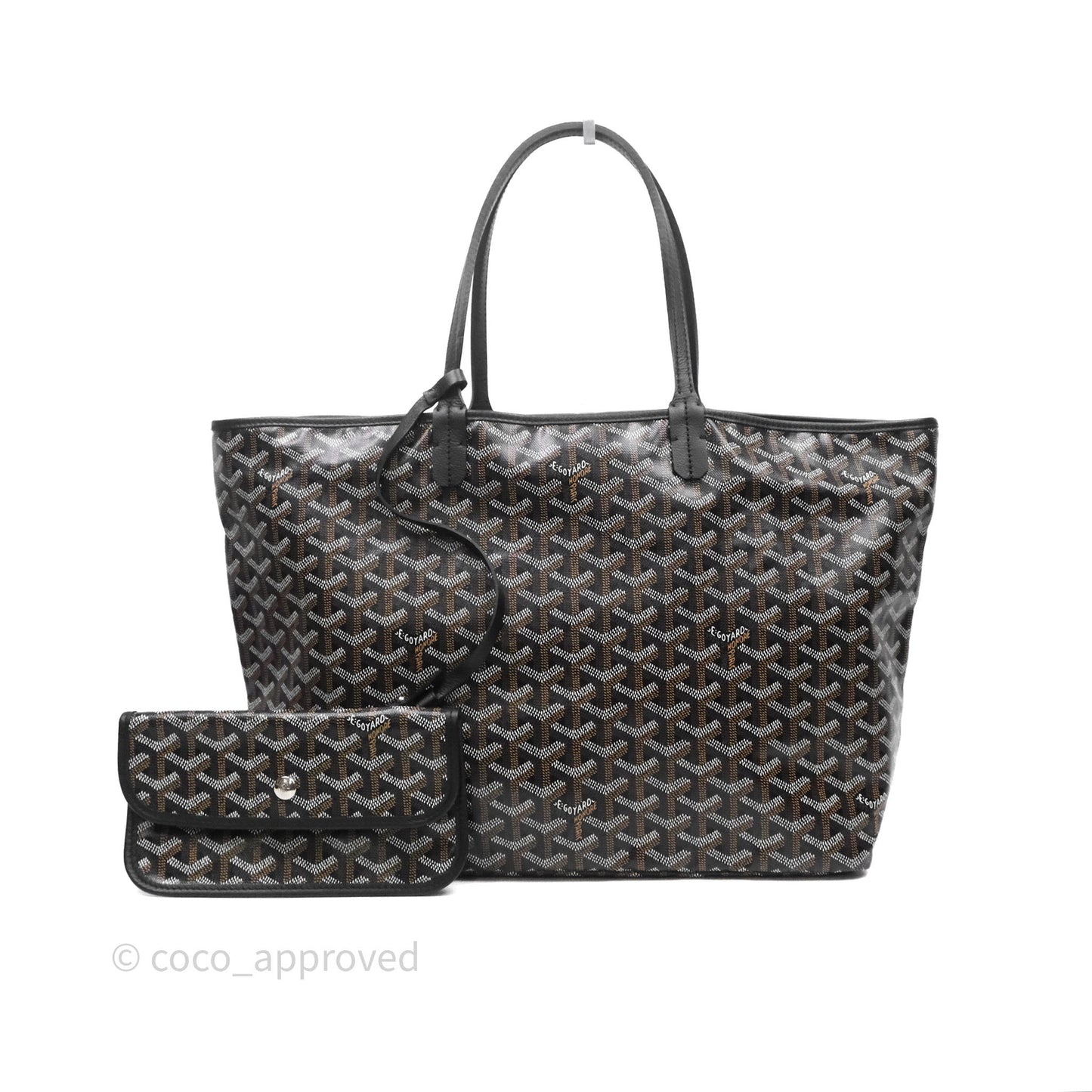 Goyard St Louis Tote PM Black