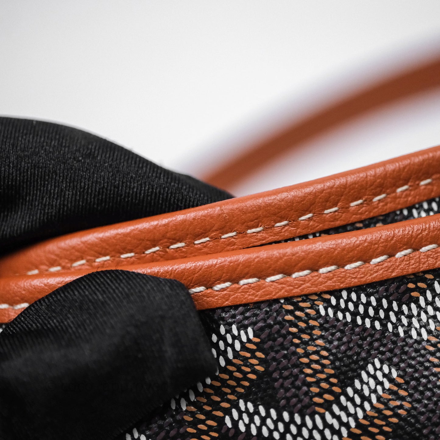 Goyard Bohème Hobo Bag PM Black/Tan Goyardine Canvas
