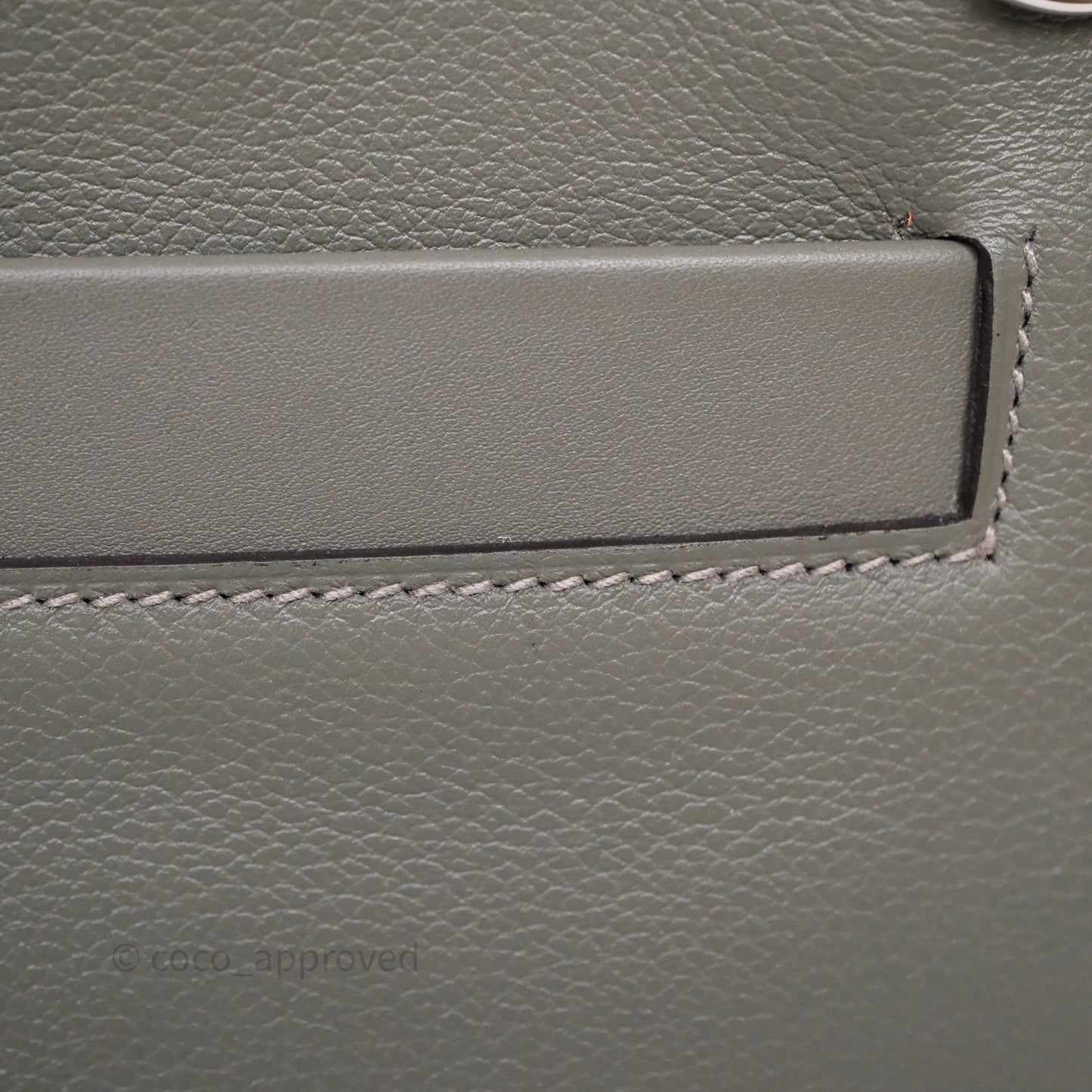 Hermès 24/24 21 Mini Gris Meyer 0L Evercolor Palladium Hardware