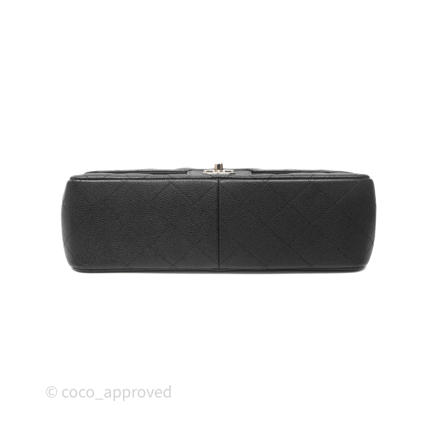 Chanel Jumbo Double Flap Black Caviar Silver Hardware⁣⁣