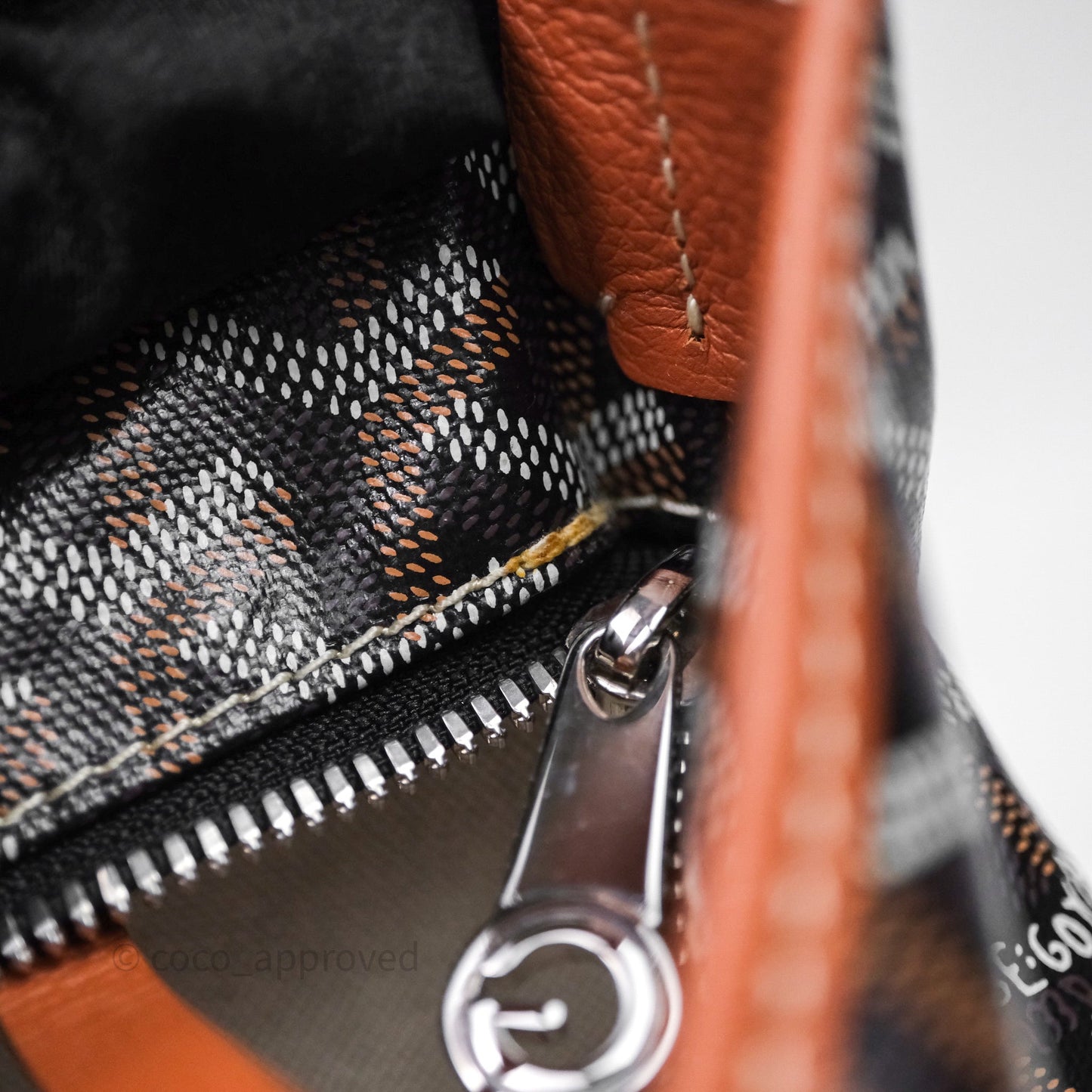 Goyard Bohème Hobo Bag PM Black/Tan Goyardine Canvas