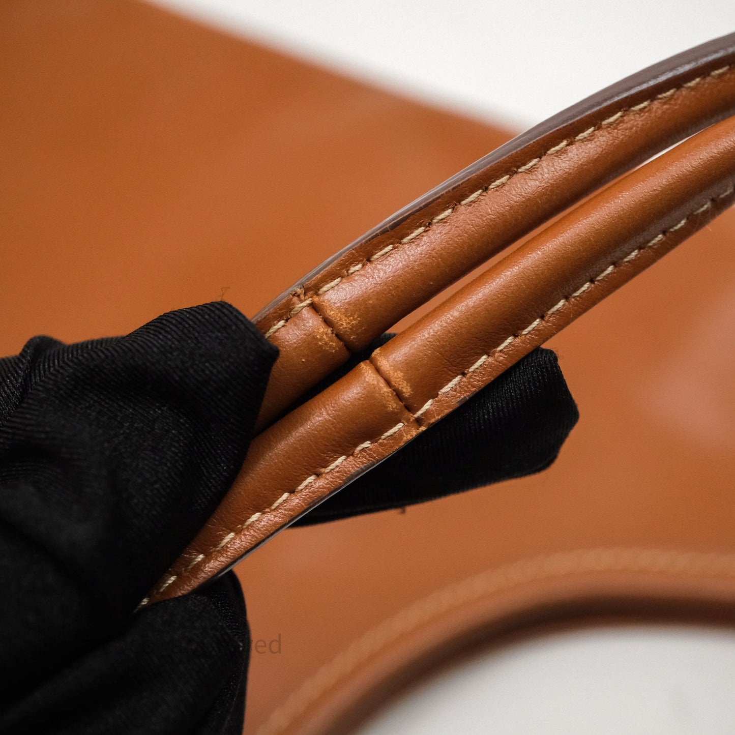 Miu Miu Ivy Leather Bag Brown