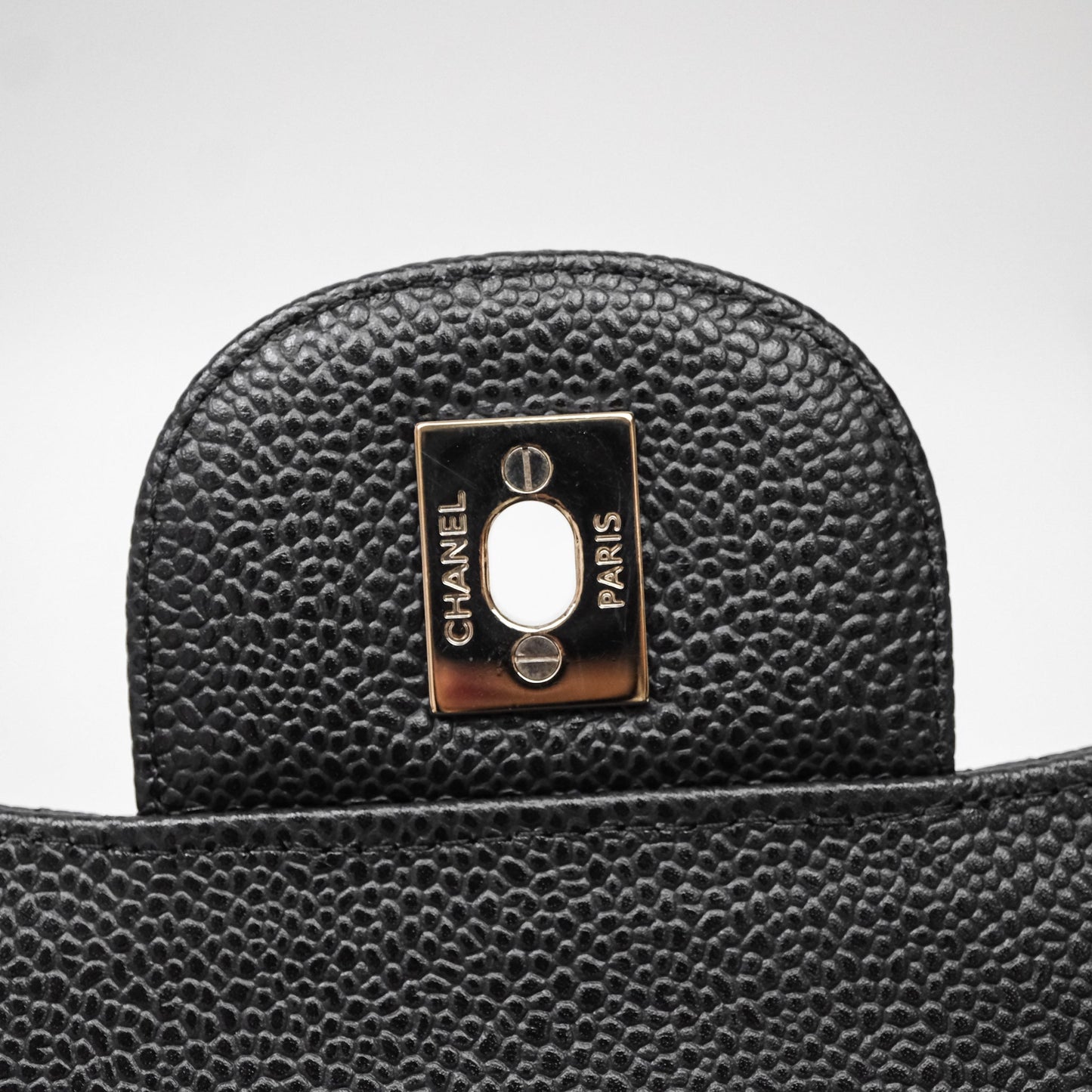 Chanel Jumbo Double Flap Black Caviar Silver Hardware⁣⁣