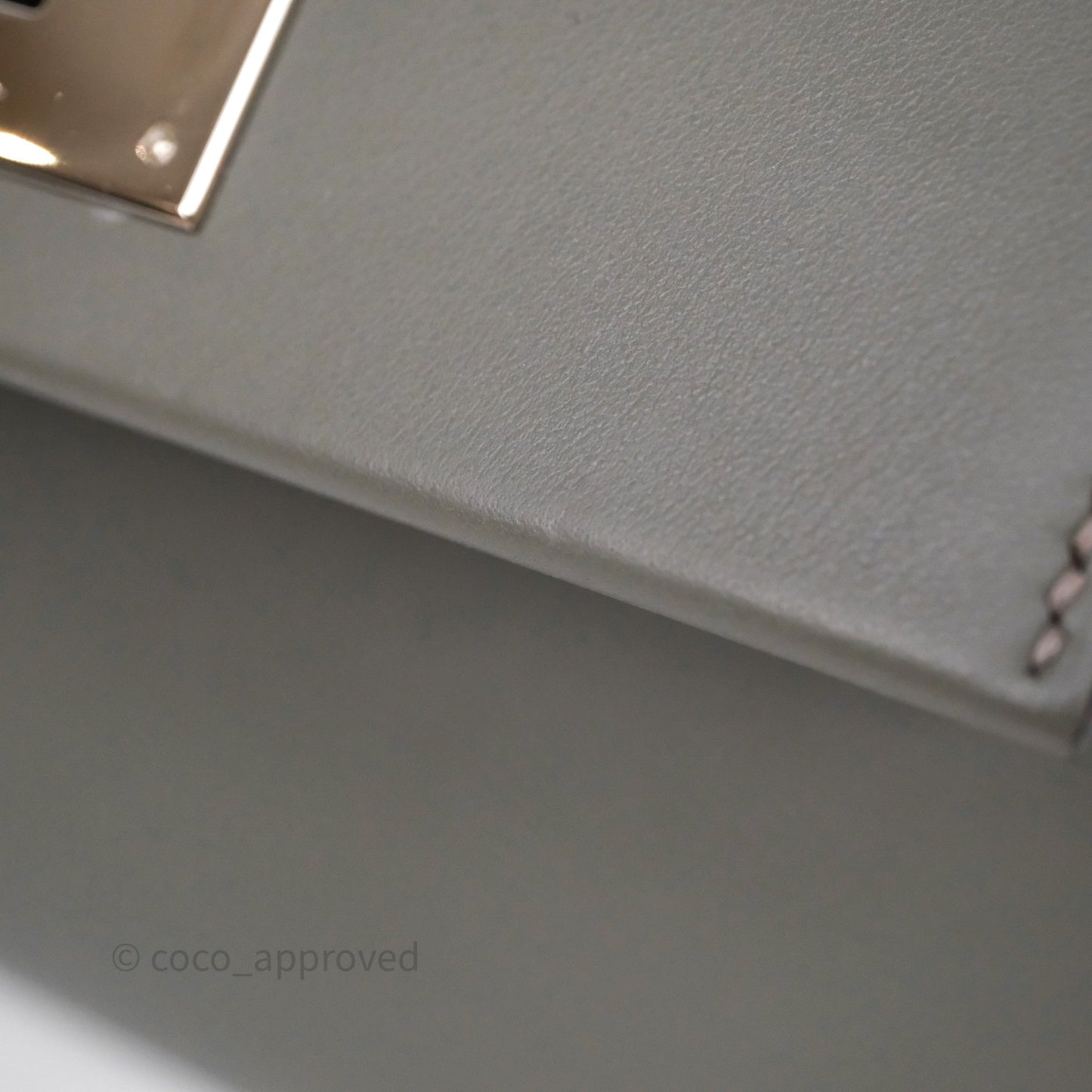 Hermès 24/24 21 Mini Gris Meyer 0L Evercolor Palladium Hardware