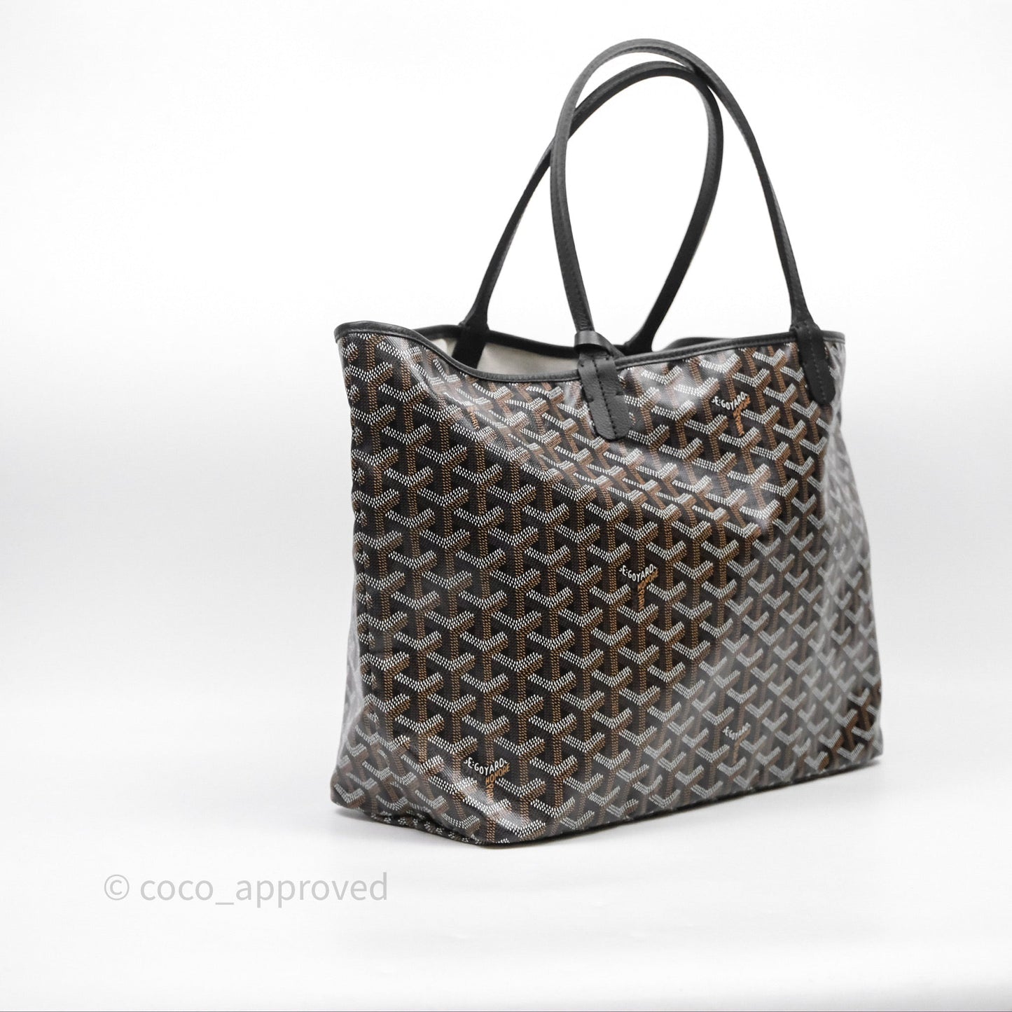 Goyard St Louis Tote PM Black
