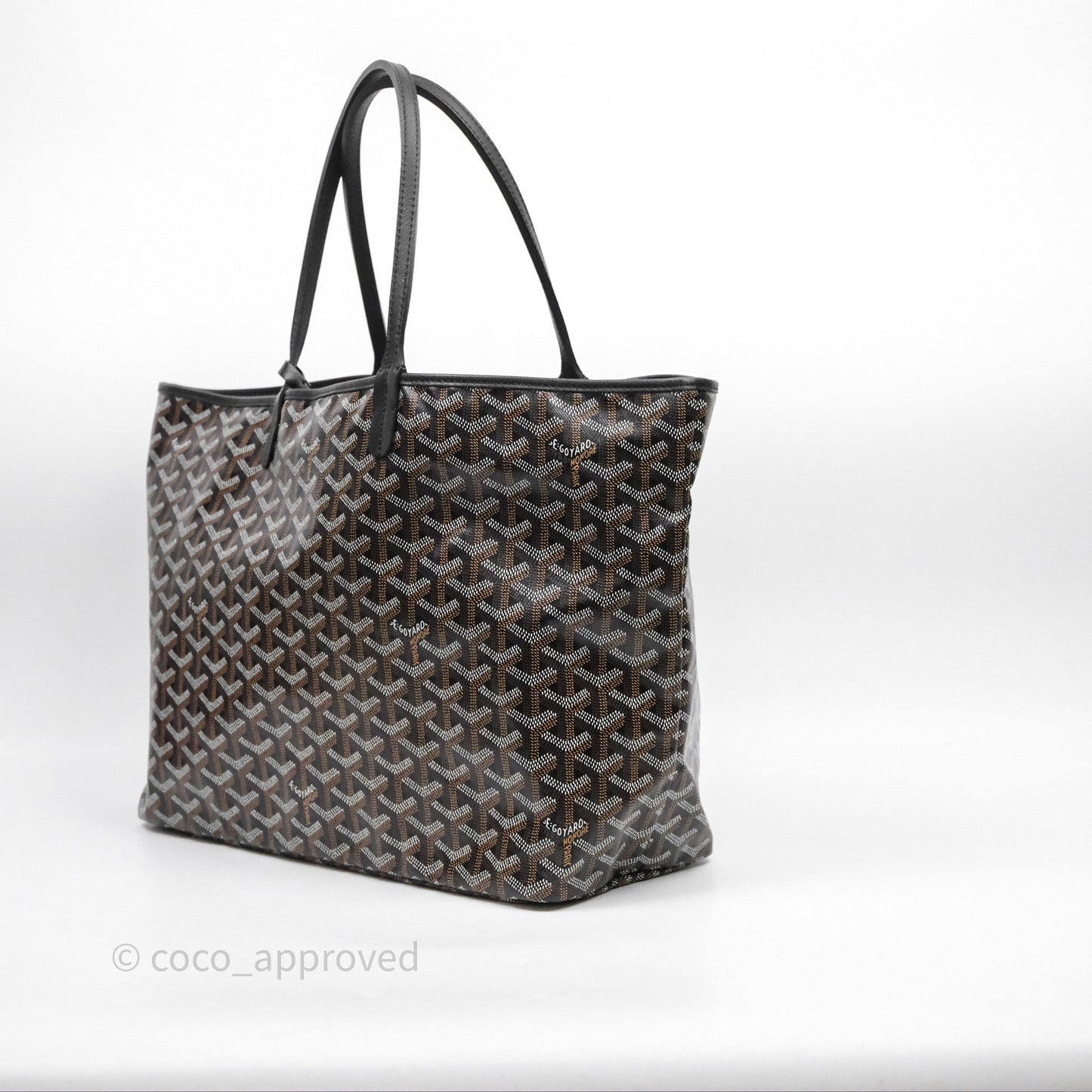 Goyard St Louis Tote PM Black