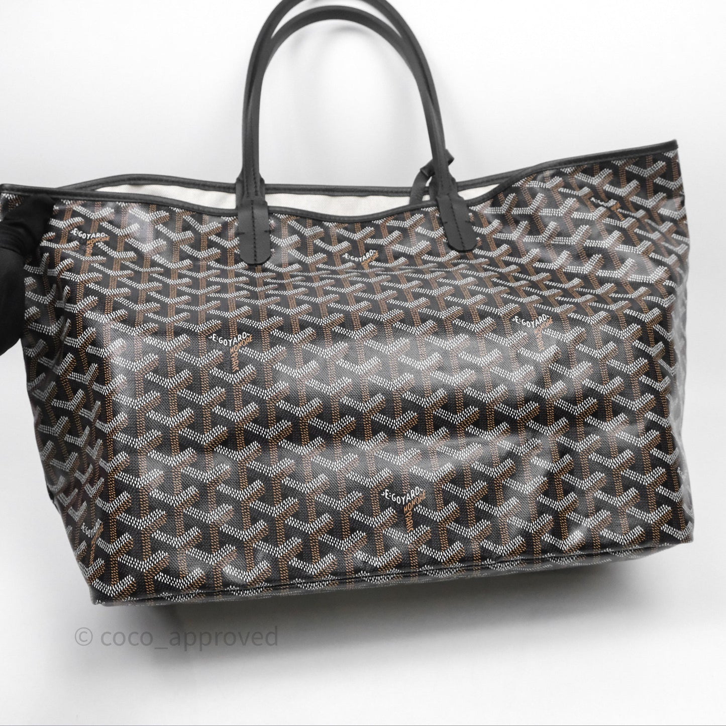 Goyard St Louis Tote PM Black