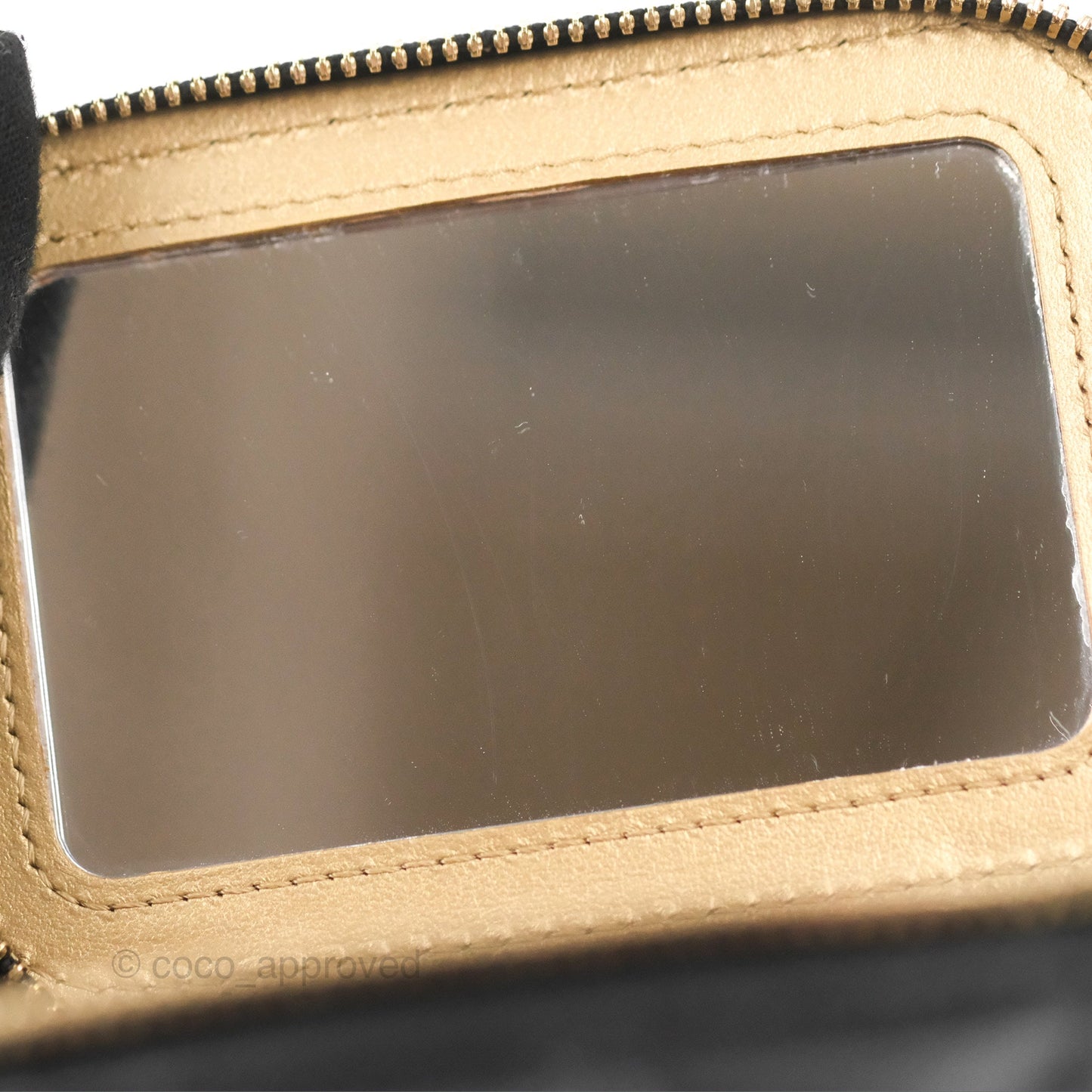 Chanel Mini Ball Crush Vanity With Chain Black Lambskin Gold Hardware