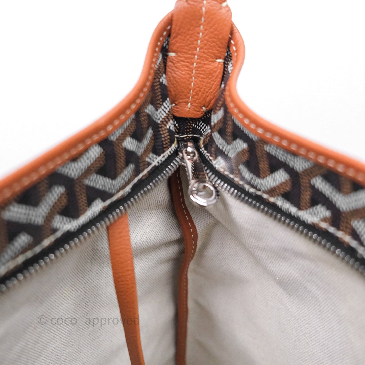 Goyard Bohème Hobo Bag PM Black/Tan Goyardine Canvas