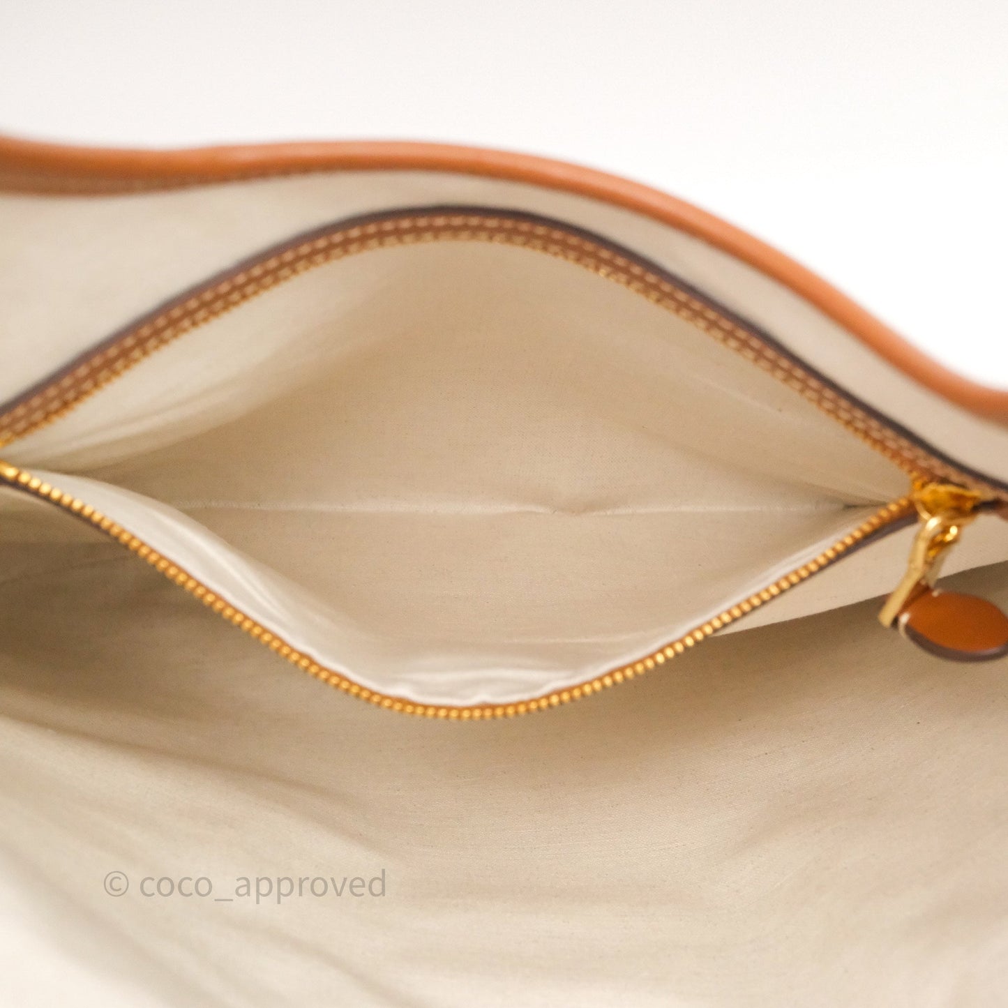 Miu Miu Ivy Leather Bag Brown