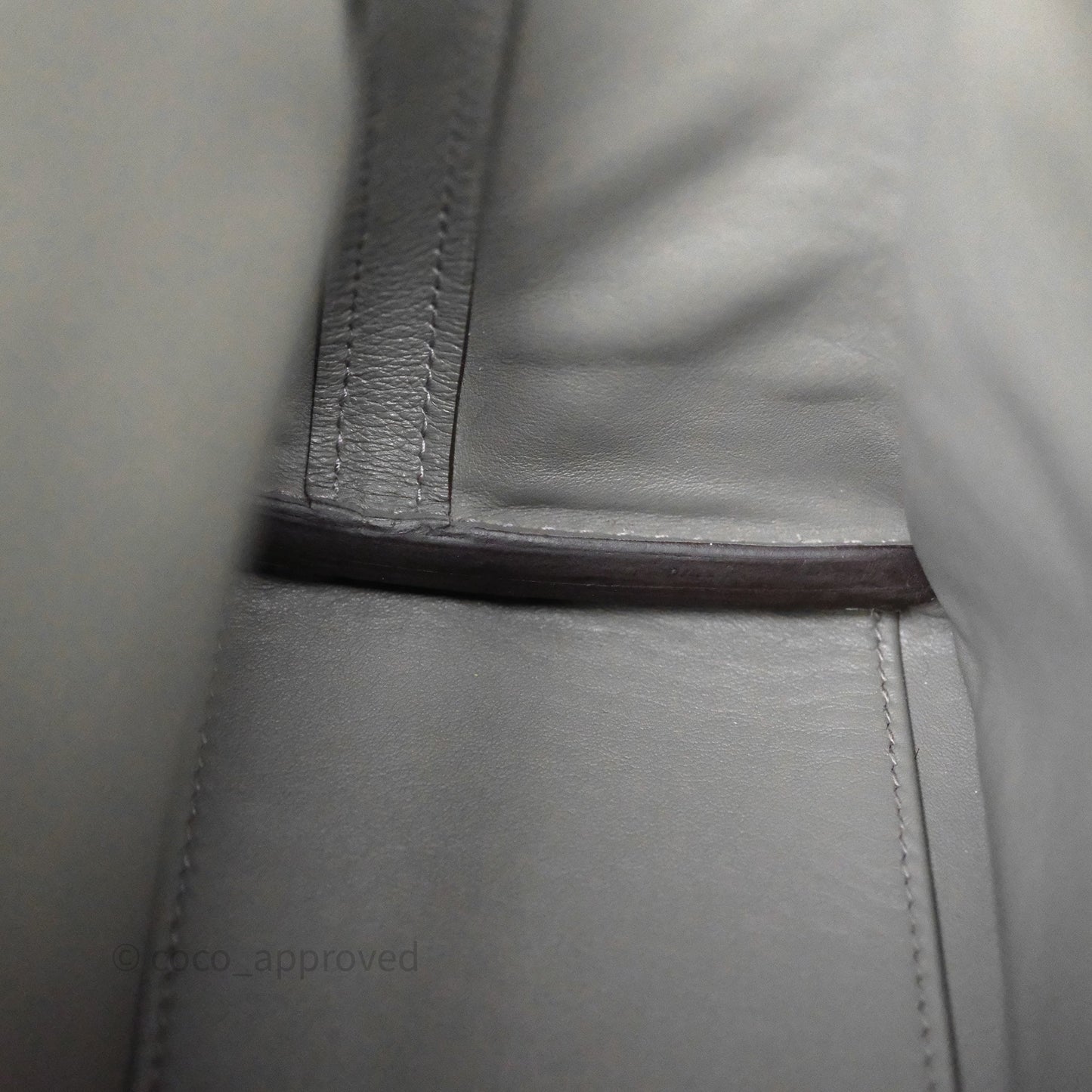 Hermès 24/24 21 Mini Gris Meyer 0L Evercolor Palladium Hardware