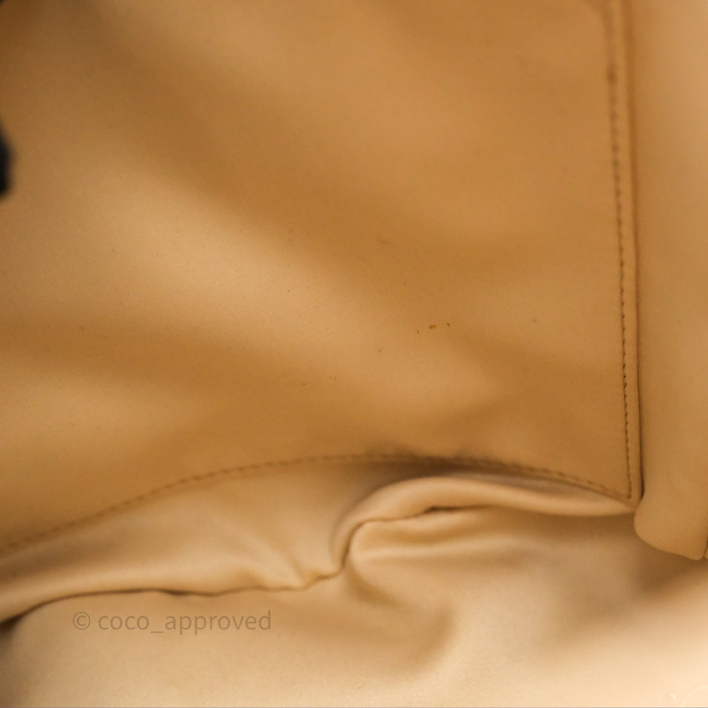 Chanel Vertical GST Beige Caviar Gold Hardware