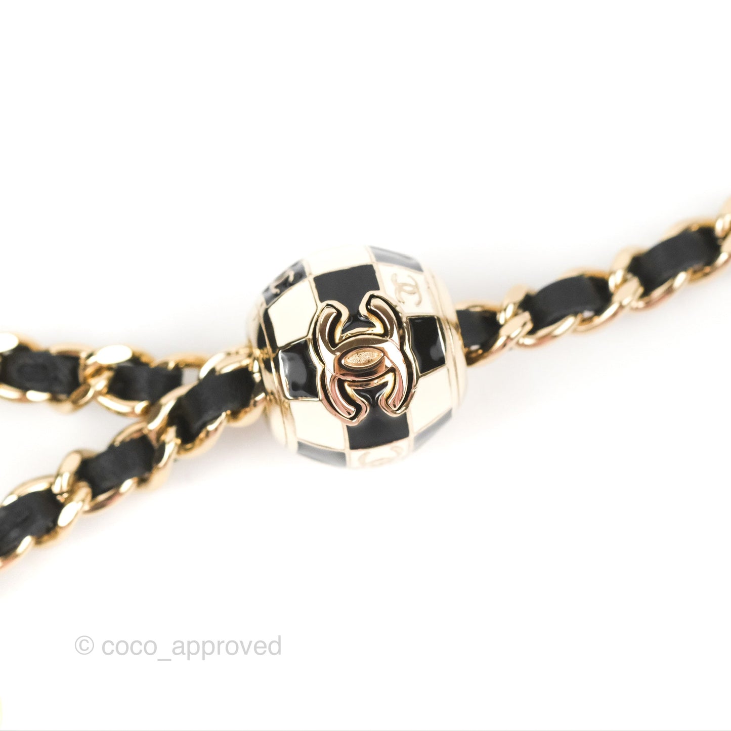Chanel Mini Ball Crush Vanity With Chain Black Lambskin Gold Hardware