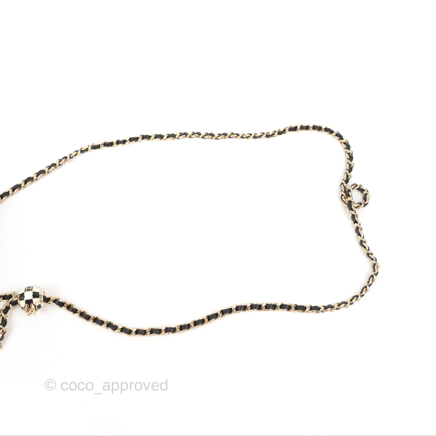 Chanel Mini Ball Crush Vanity With Chain Black Lambskin Gold Hardware