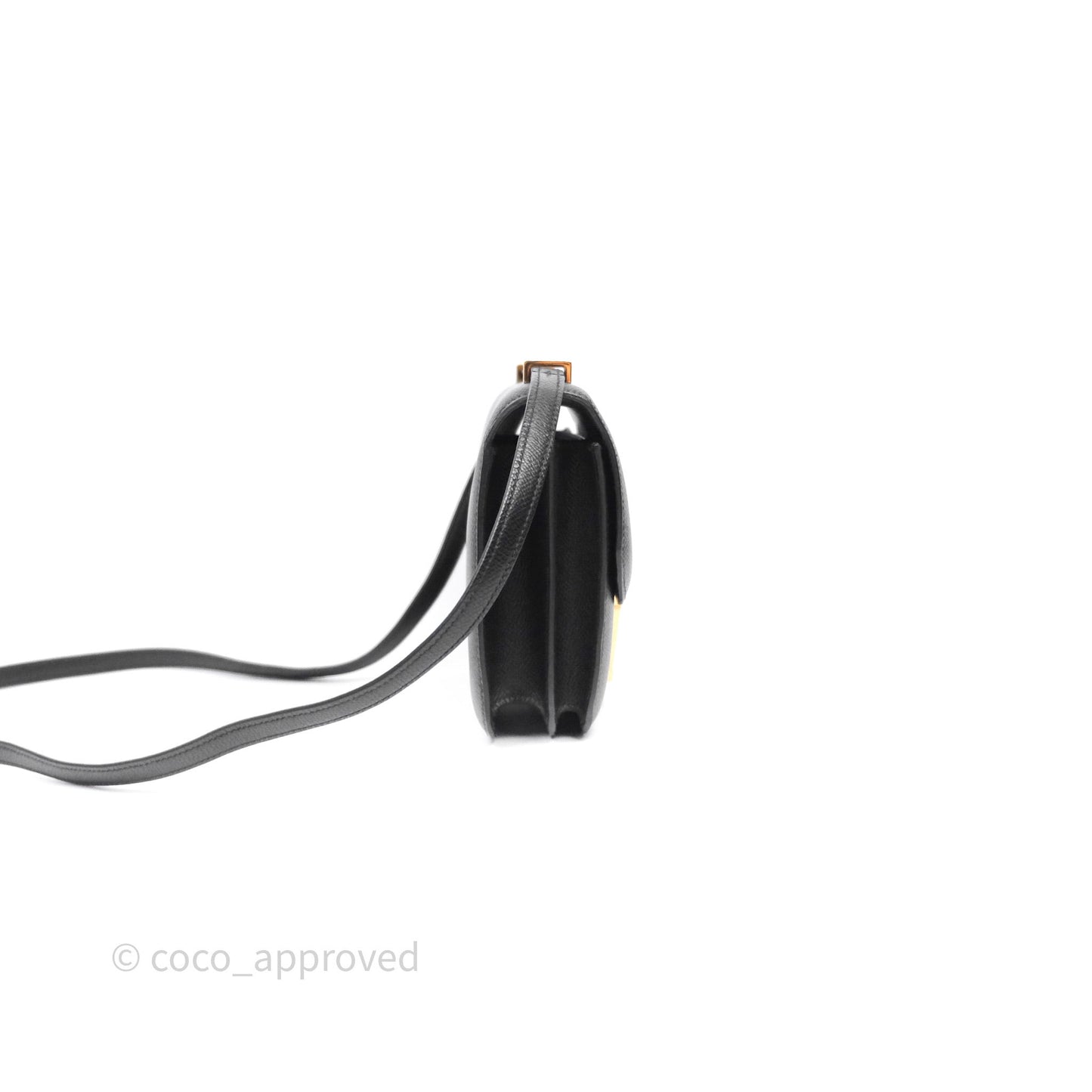 Hermès Constance Mini 18cm Black Epsom Gold Hardware