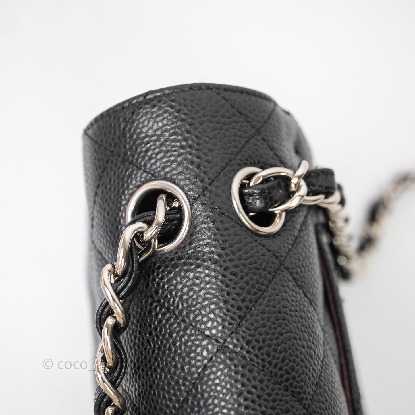 Chanel Jumbo Double Flap Black Caviar Silver Hardware⁣⁣