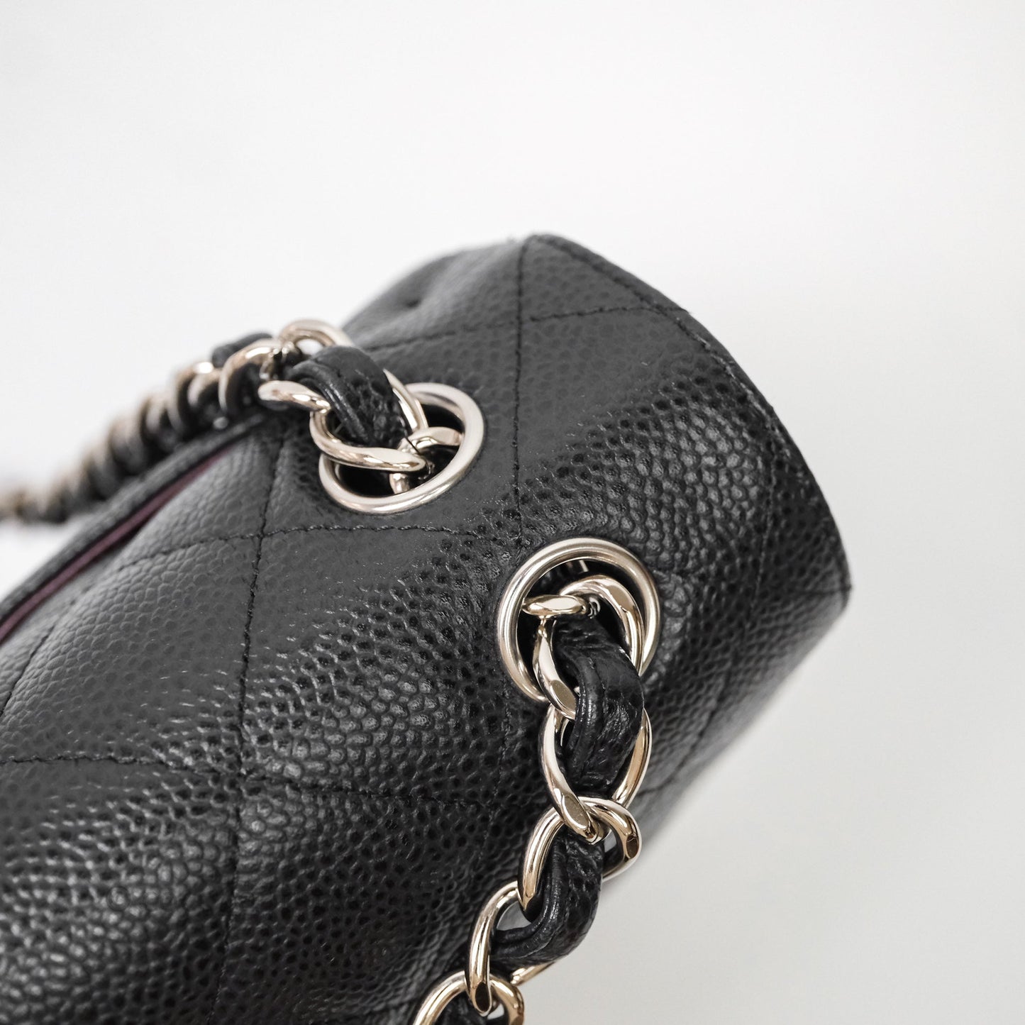 Chanel Jumbo Double Flap Black Caviar Silver Hardware⁣⁣