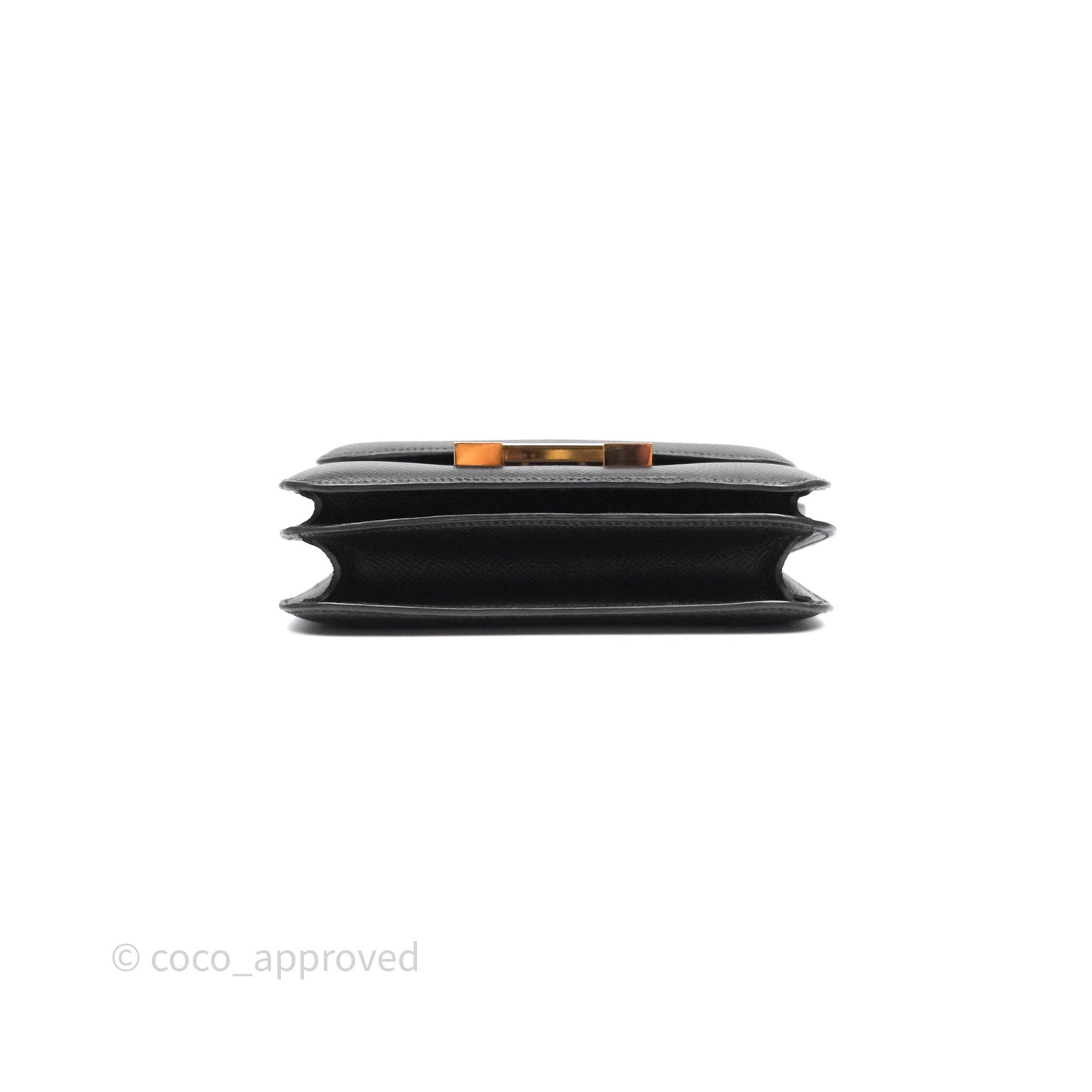 Hermès Constance Mini 18cm Black Epsom Gold Hardware