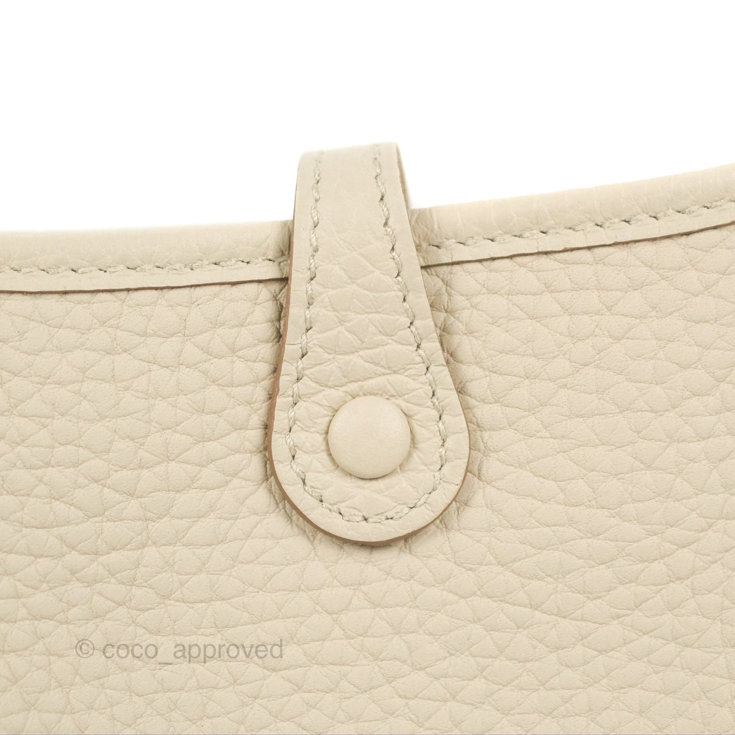 Hermès Mini Evelyne 16 Beton Clemence Gold Hardware