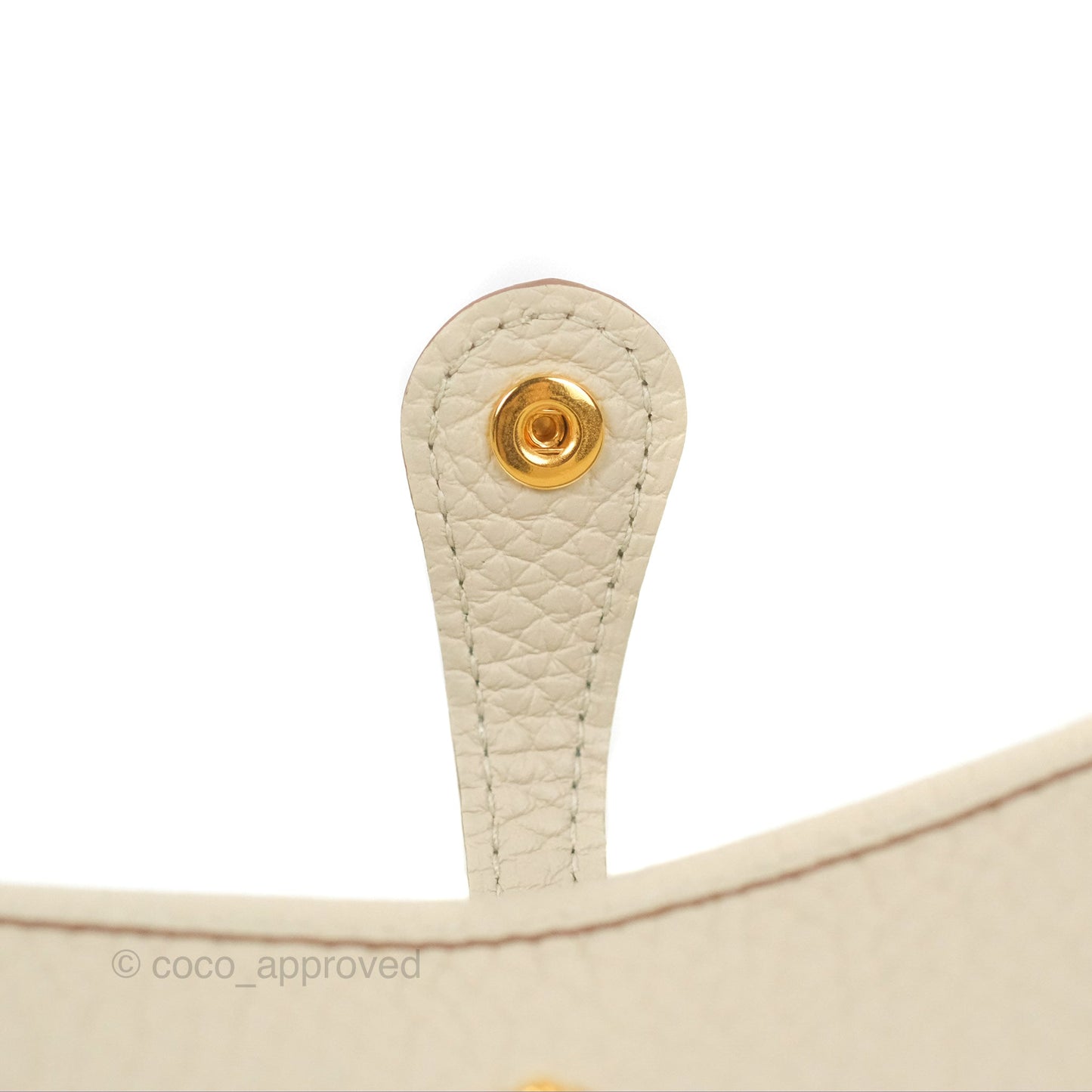 Hermès Mini Evelyne 16 Beton Clemence Gold Hardware