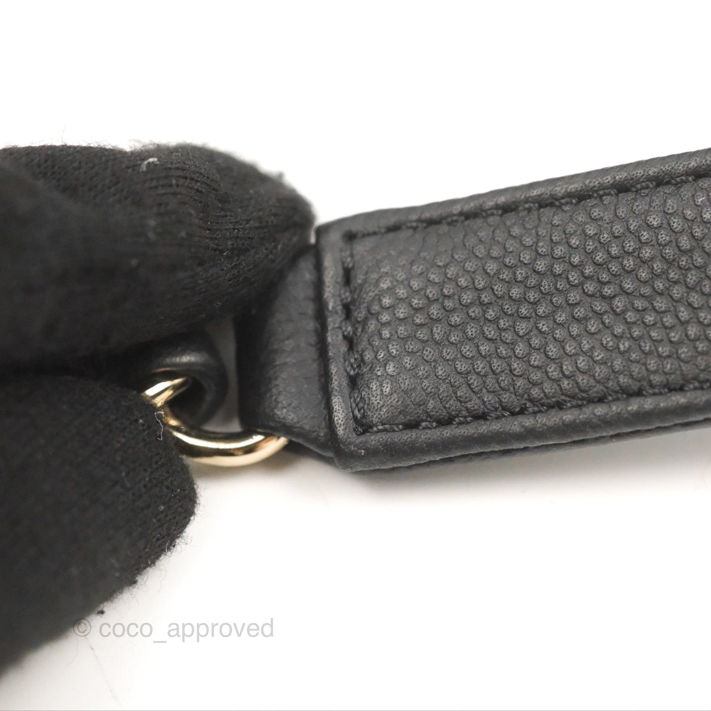 Chanel Quilted Business Affinity Waist Belt Bag Black Caviar Gold Hardware