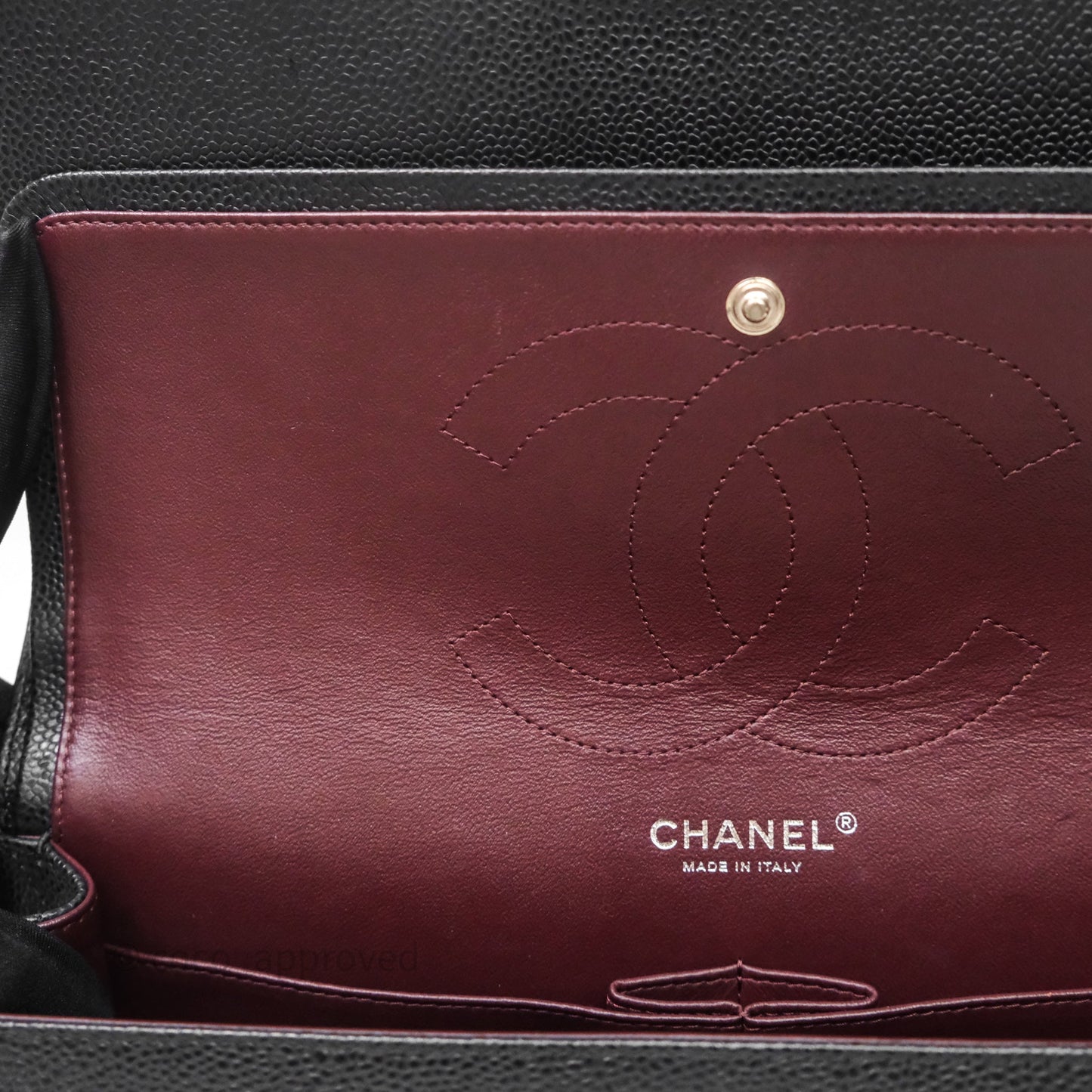 Chanel Jumbo Double Flap Black Caviar Silver Hardware⁣⁣