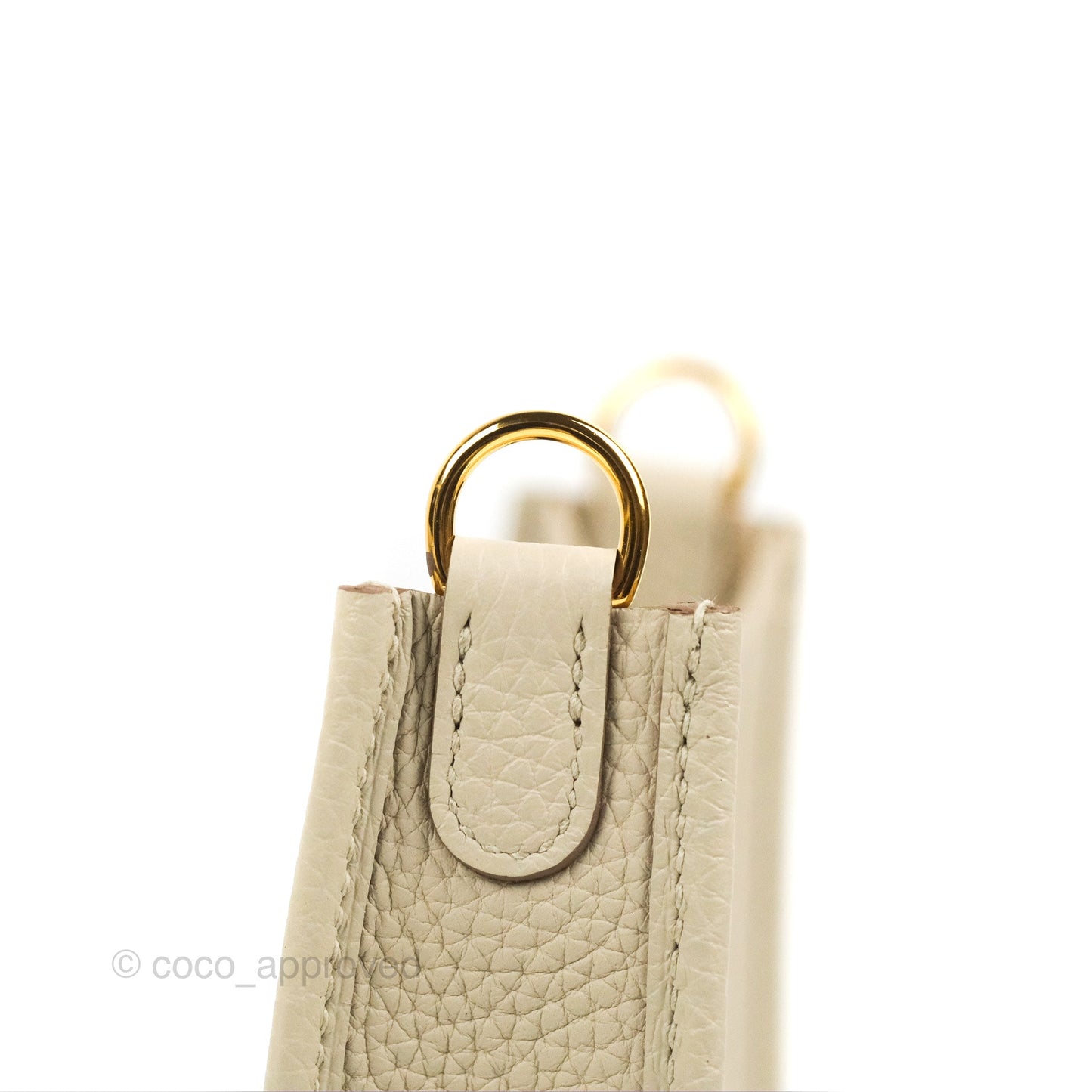 Hermès Mini Evelyne 16 Beton Clemence Gold Hardware