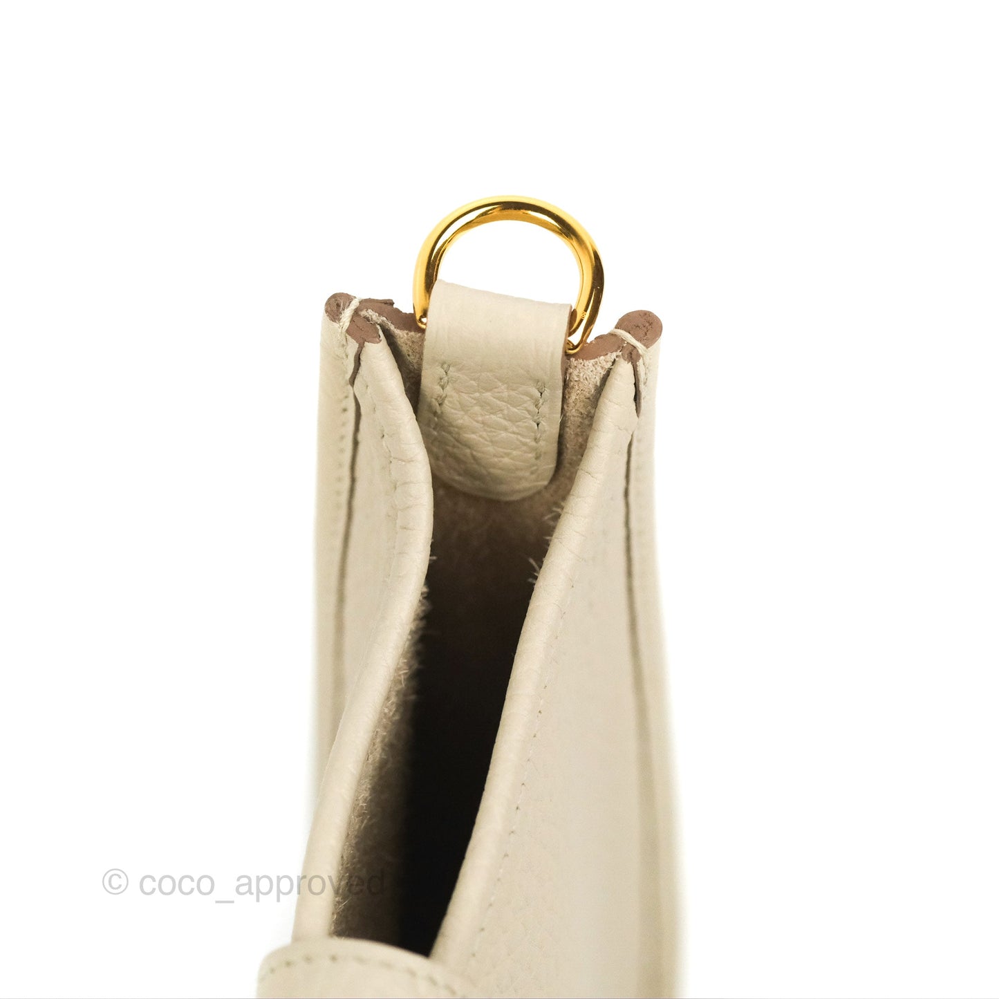 Hermès Mini Evelyne 16 Beton Clemence Gold Hardware