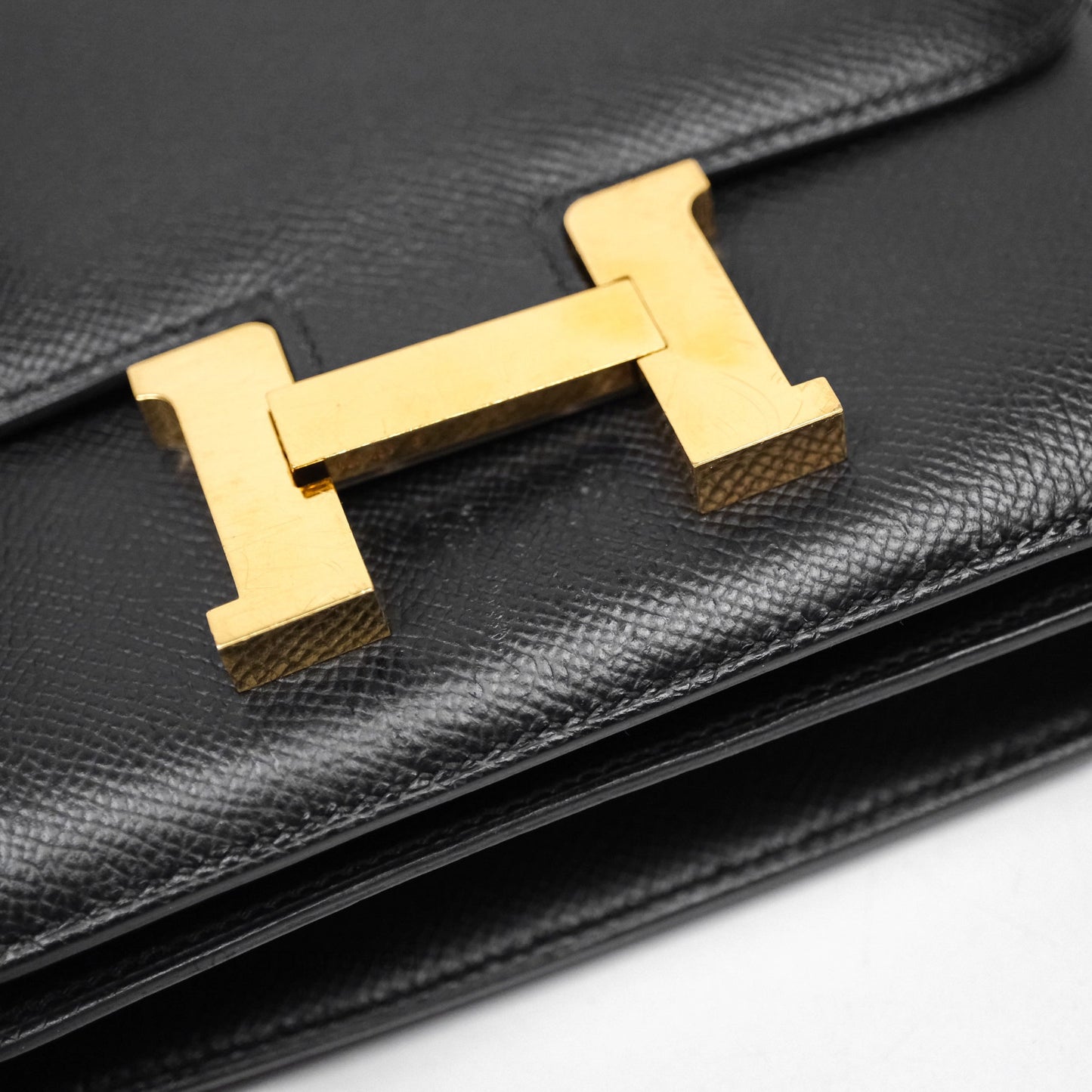 Hermès Constance Mini 18cm Black Epsom Gold Hardware