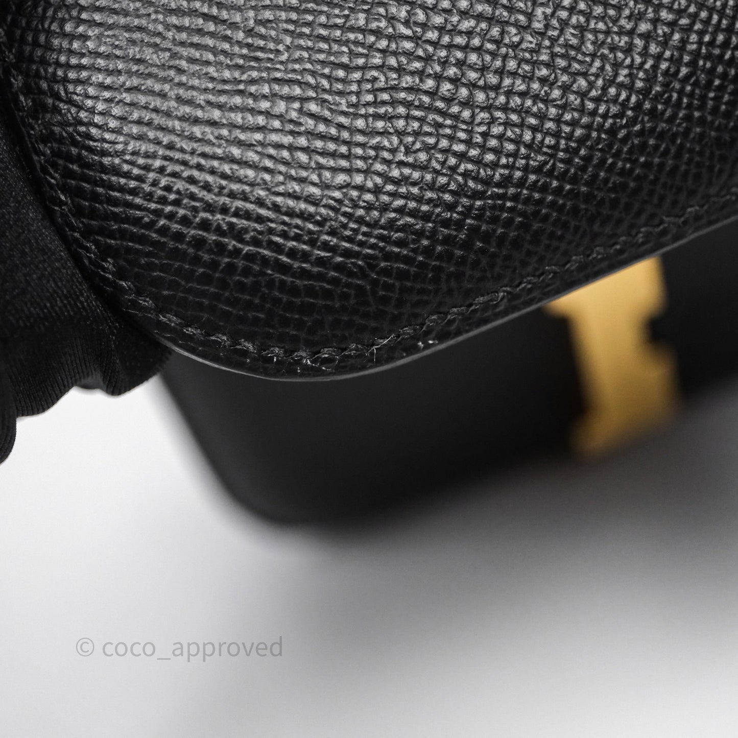 Hermès Constance Mini 18cm Black Epsom Gold Hardware