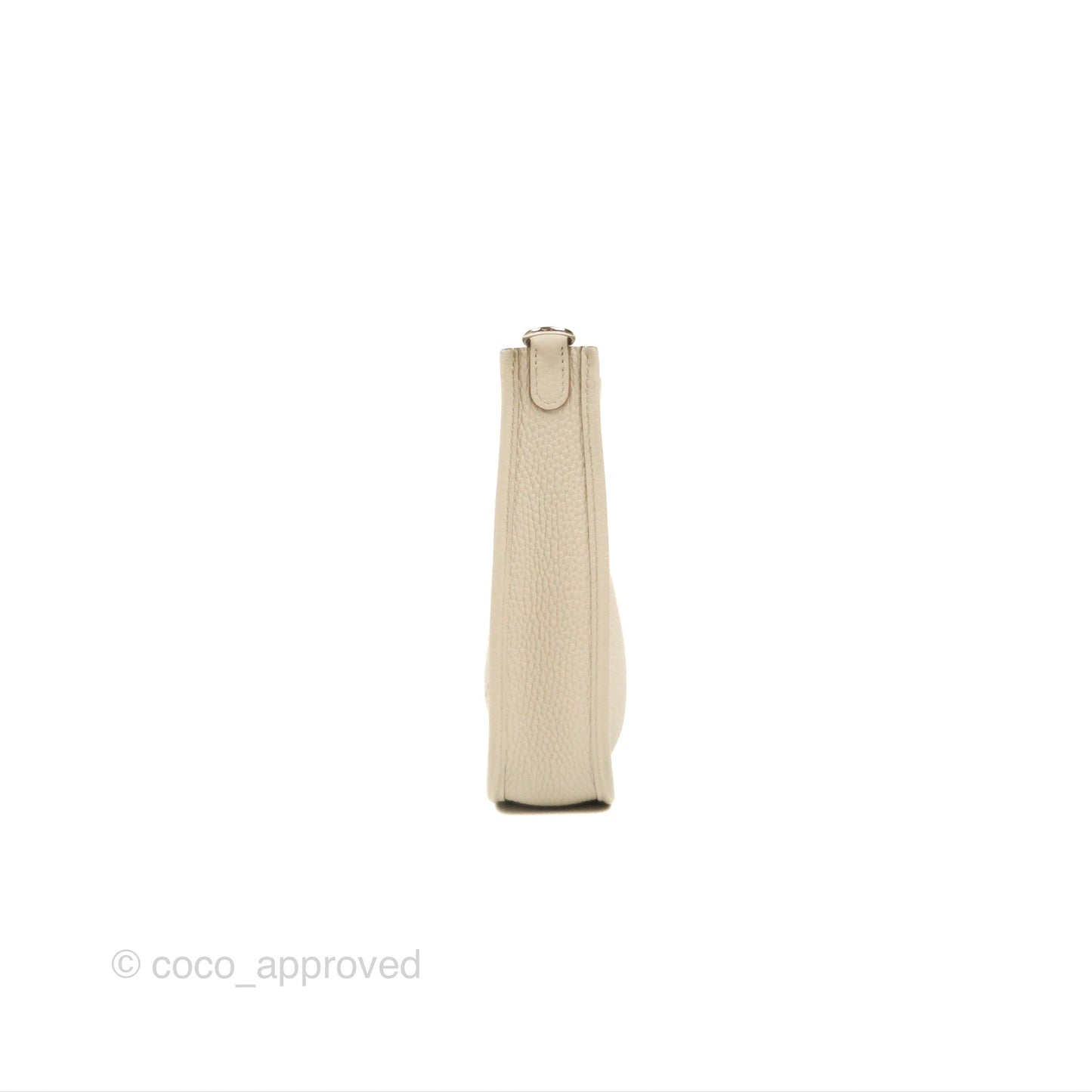 Hermès Mini Evelyne Beton Clemence Palladium Hardware